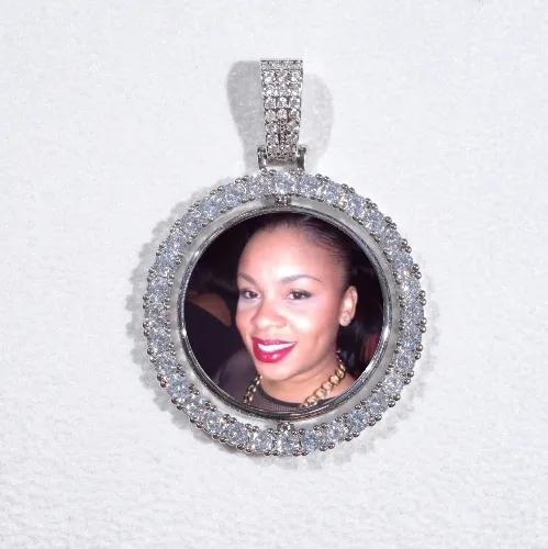 3D Spinning 2-Faced Custom Picture Pendant sold by The GUU Shop