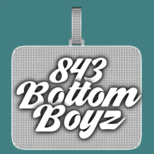 CUSTOM LETTER NECKLACE 3D BIG SQUARE sold by The GUU Shop