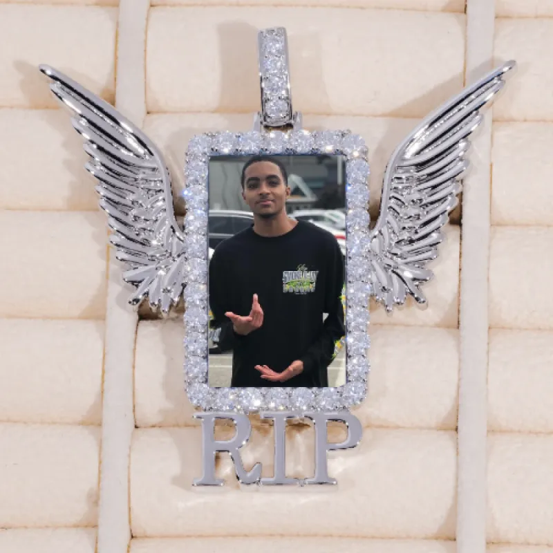 RIP WING 3D CUSTOM PICTURE PENDANT made by The GUU Shop
