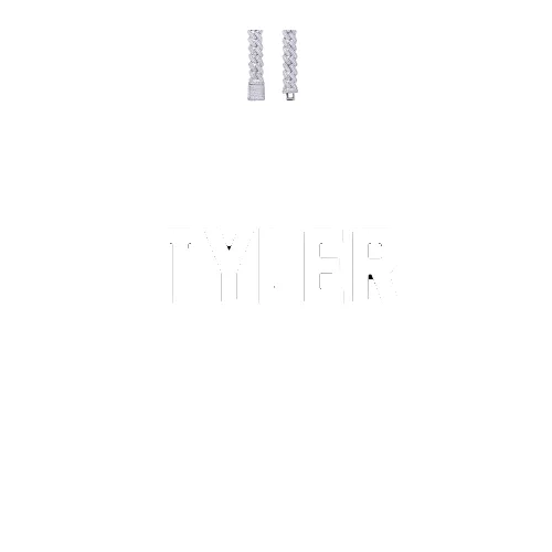 Custom Letters Baguette Two Layer Necklace sold by The GUU Shop