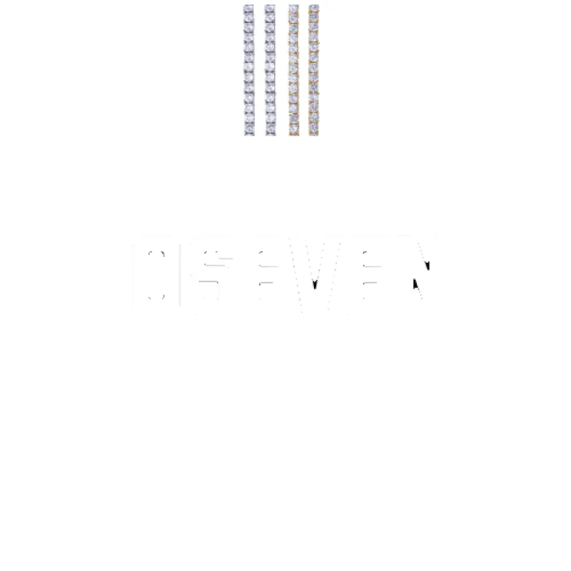 Custom Letters Baguette Two Layer Necklace sold by The GUU Shop