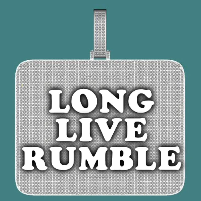 CUSTOM LETTER NECKLACE 3D BIG SQUARE sold by The GUU Shop