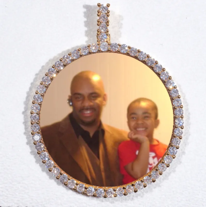 CUSTOM LETTER NECKLACE 3D BIG OCTAGON sold by The GUU Shop