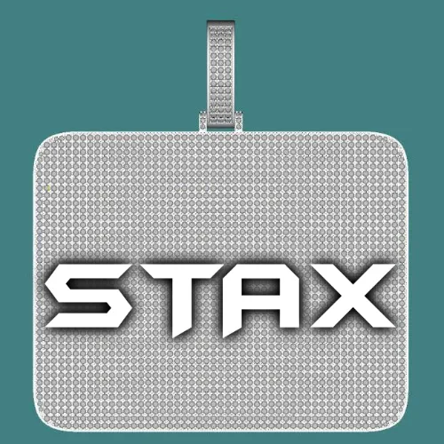 CUSTOM LETTER NECKLACE 3D BIG SQUARE sold by The GUU Shop