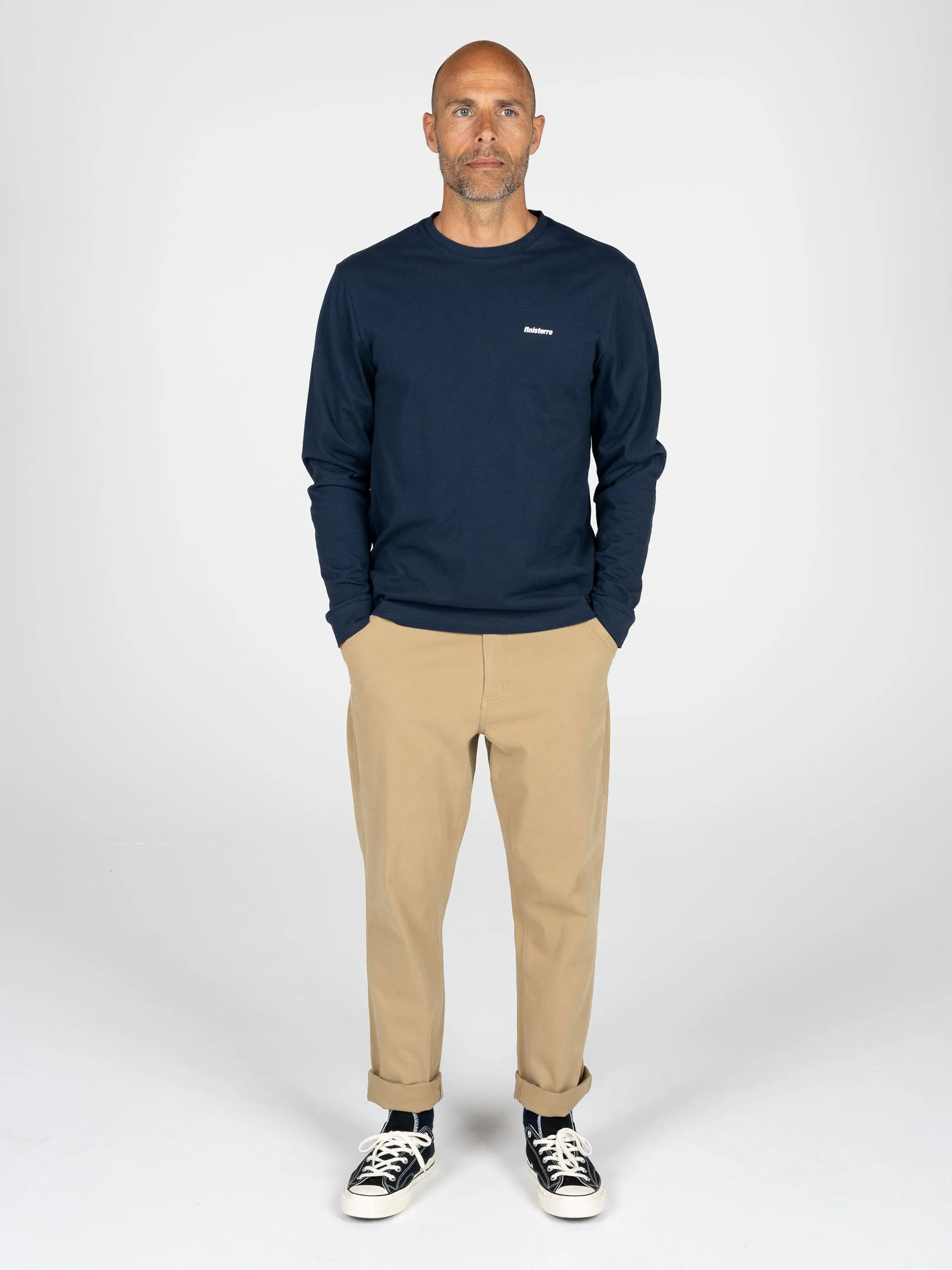 Men's Harlyn Logo Long Sleeve T-Shirt sold by Finisterre product image thumbnail 3