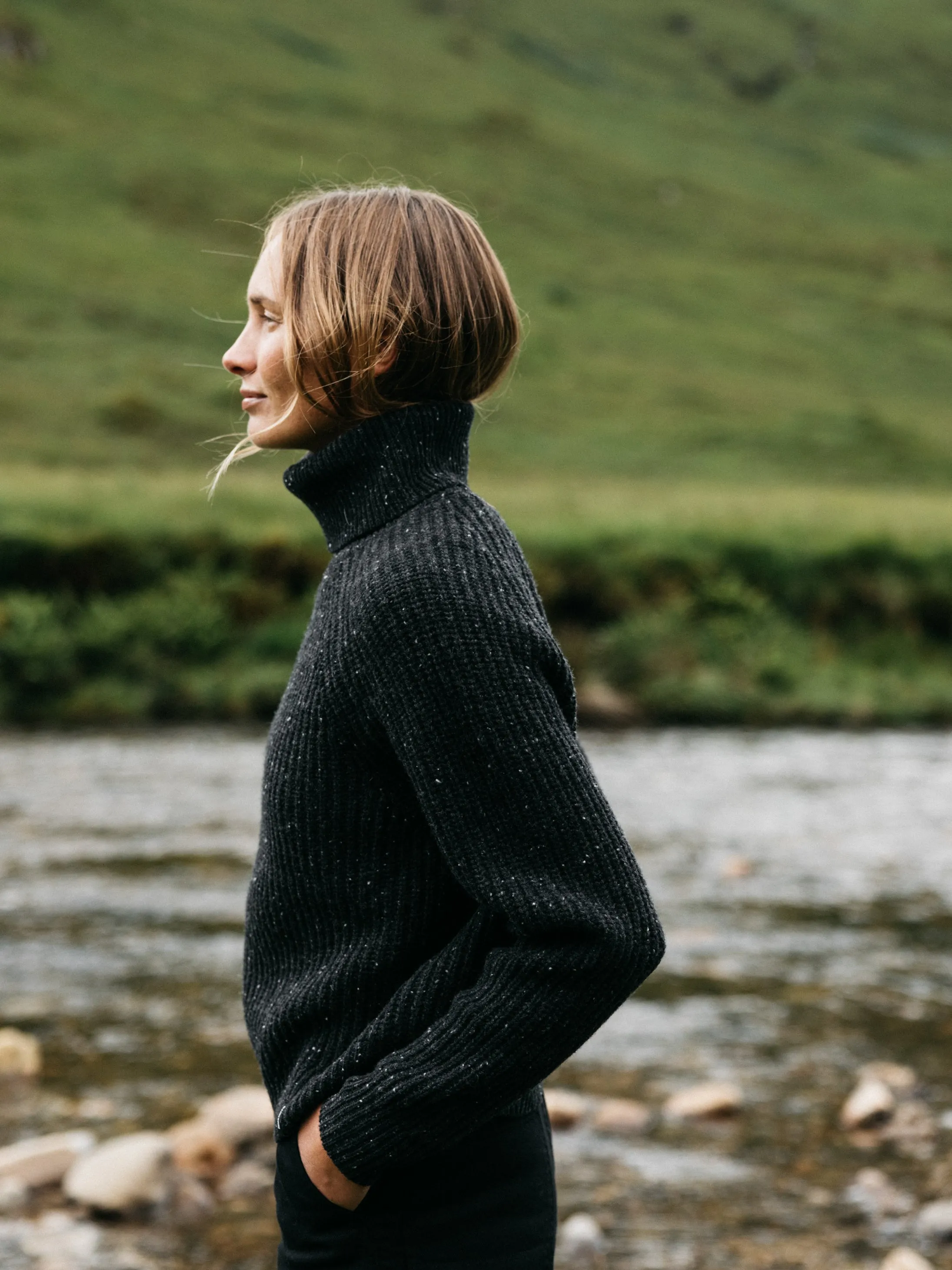 Women's Mora Roll Neck Knit Sweater sold by Finisterre product image thumbnail 4