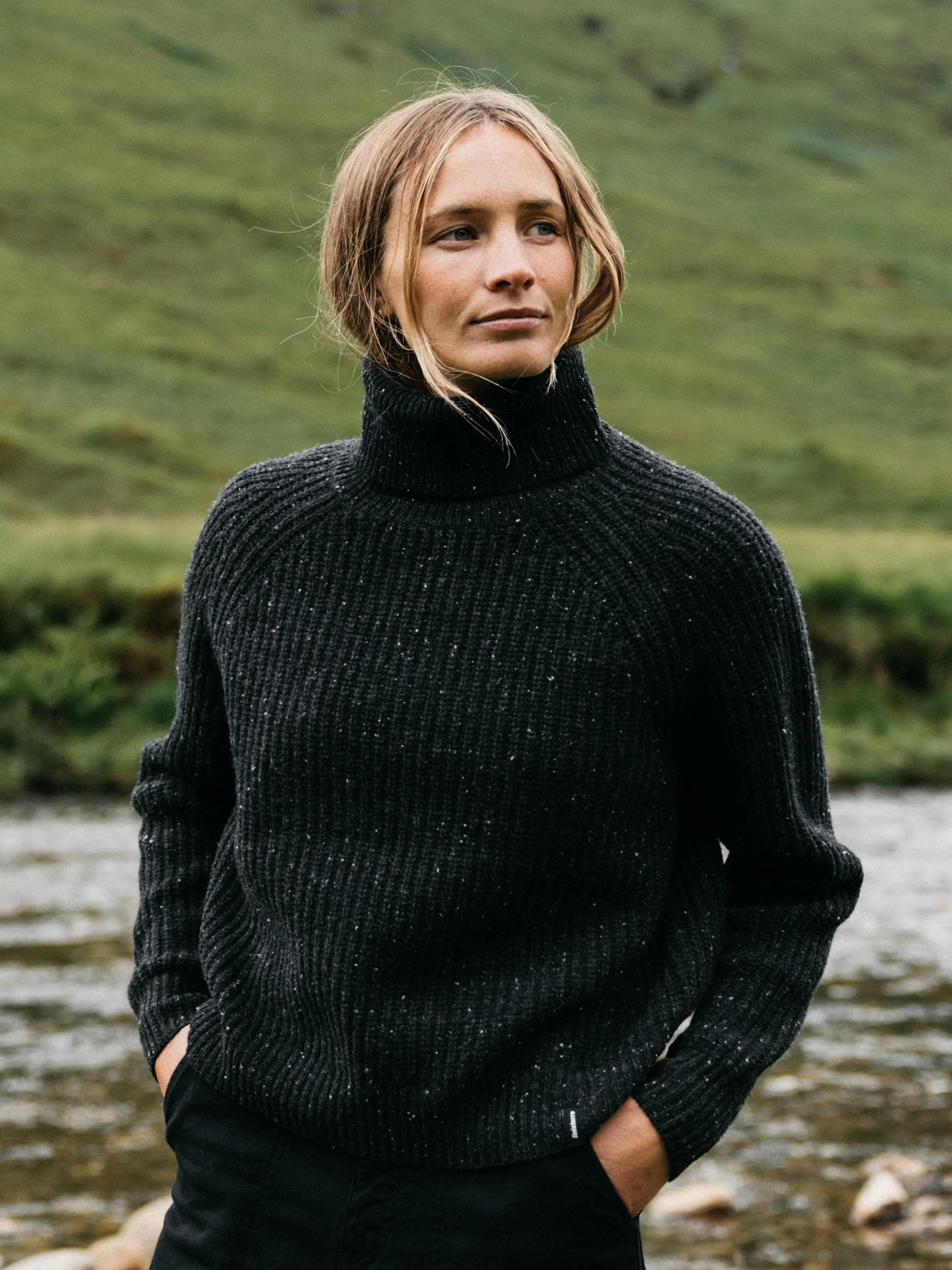 Women's Mora Roll Neck Knit Sweater sold by Finisterre product image thumbnail 2