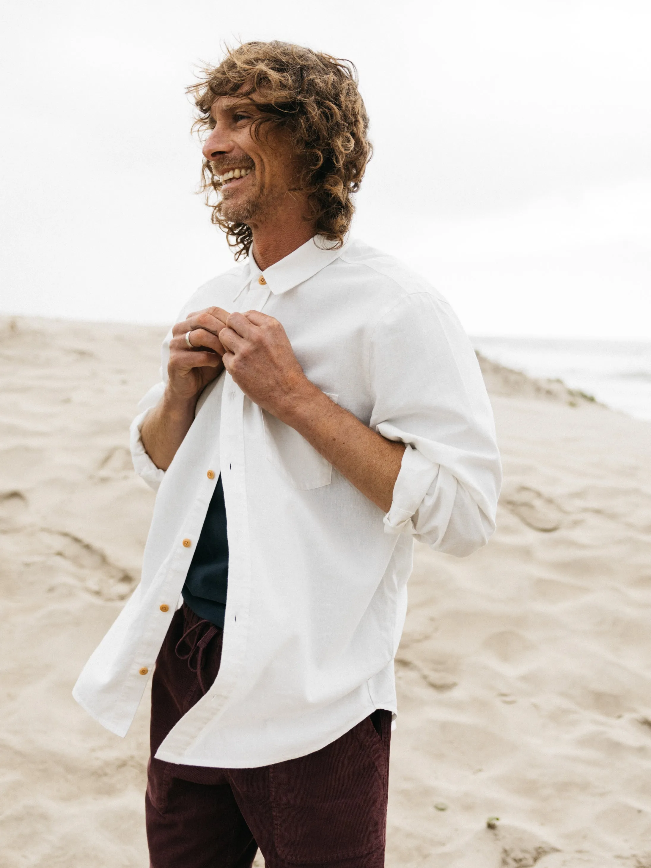 Men's Eaton Long Sleeve Shirt sold by Finisterre product image thumbnail 2