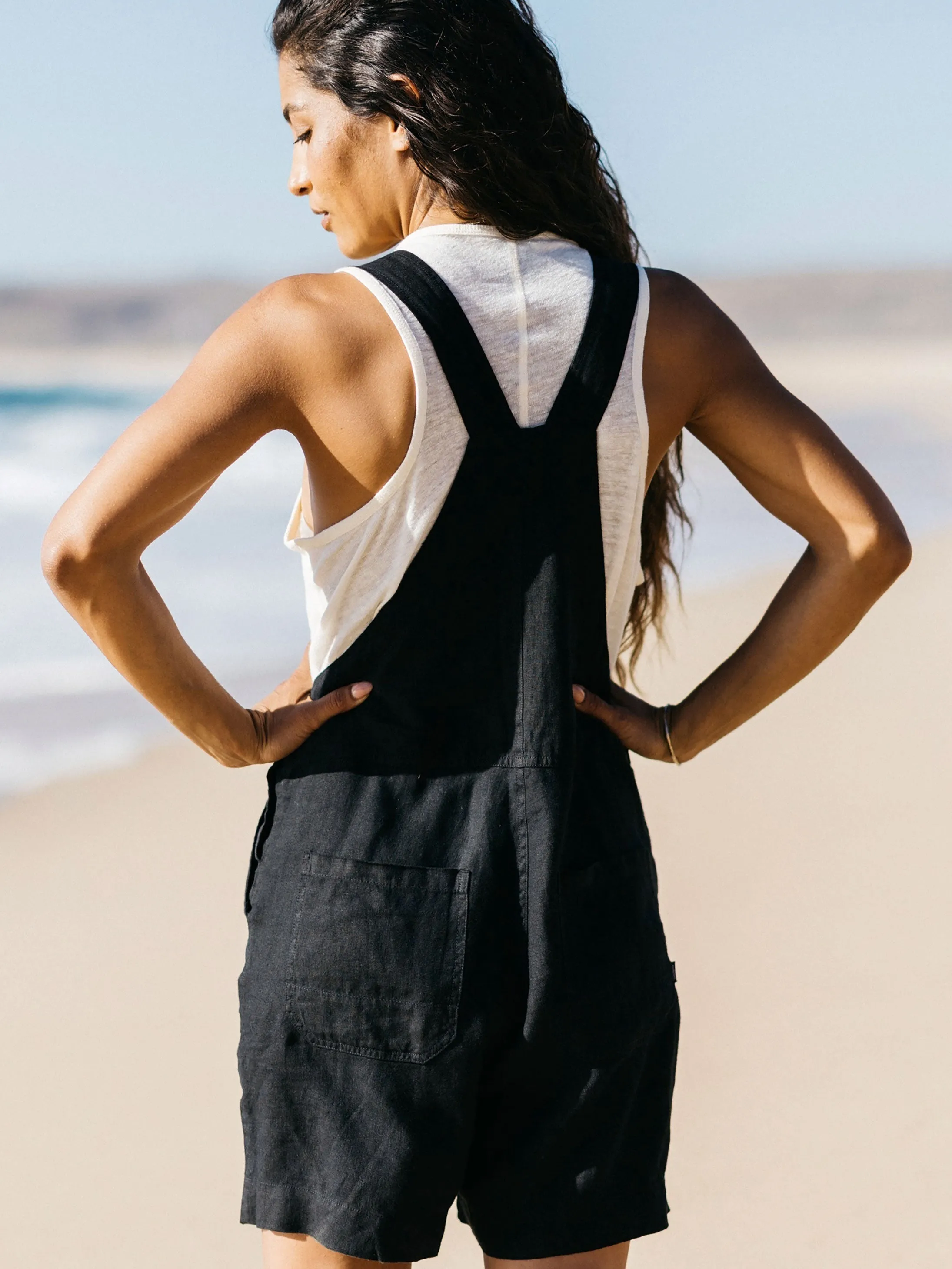 Women's Hale Linen Playsuit sold by Finisterre product image thumbnail 5