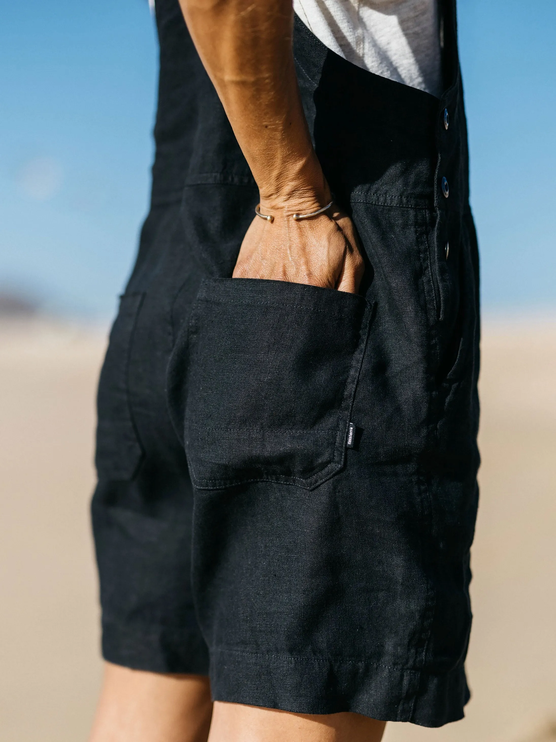 Women's Hale Linen Playsuit sold by Finisterre product image thumbnail 4