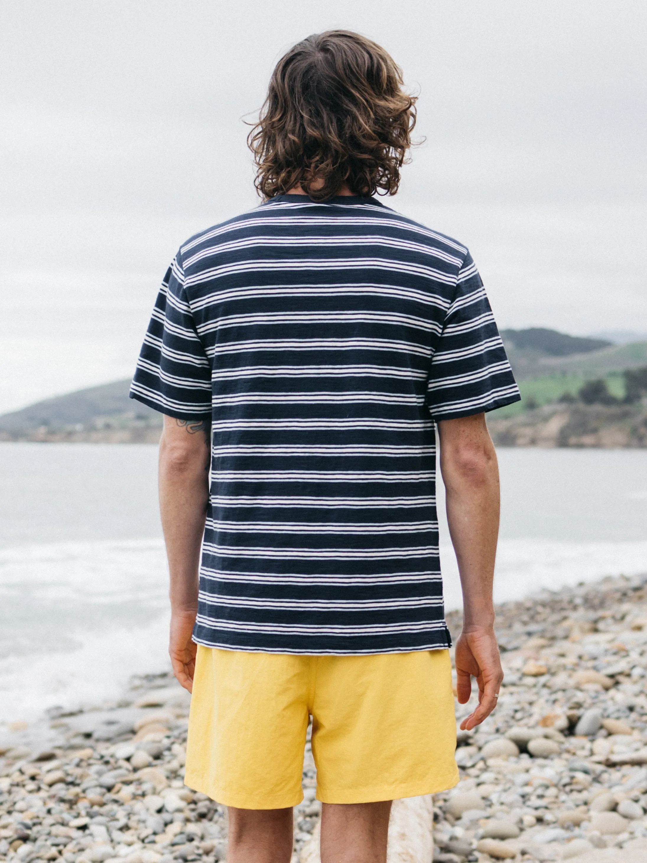 Men's Channel Stripe Short Sleeve T-Shirt sold by Finisterre product image thumbnail 5