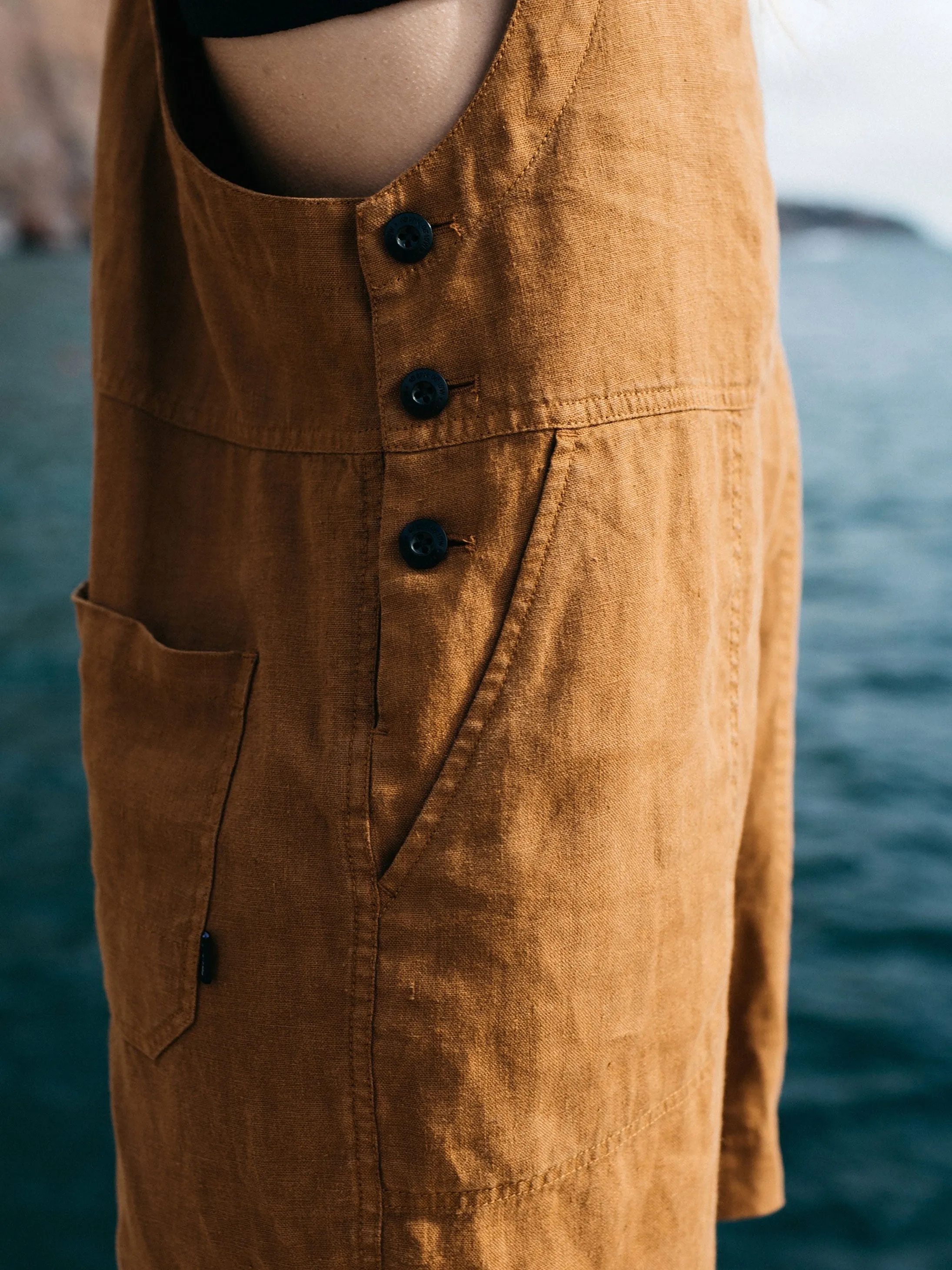 Women's Hale Linen Playsuit sold by Finisterre product image thumbnail 5