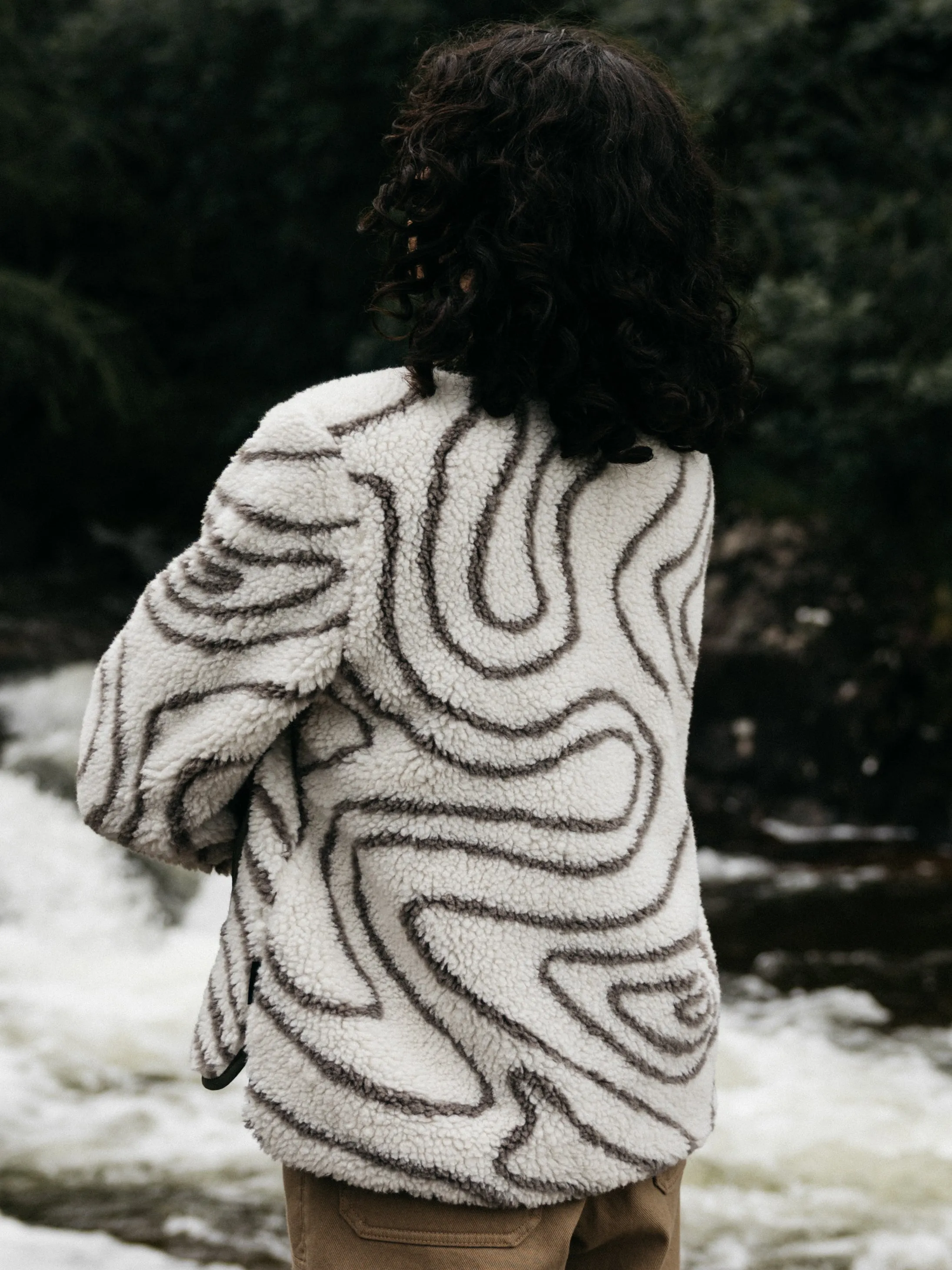 Women's Orsik Fleece Printed Jacket sold by Finisterre product image thumbnail 3