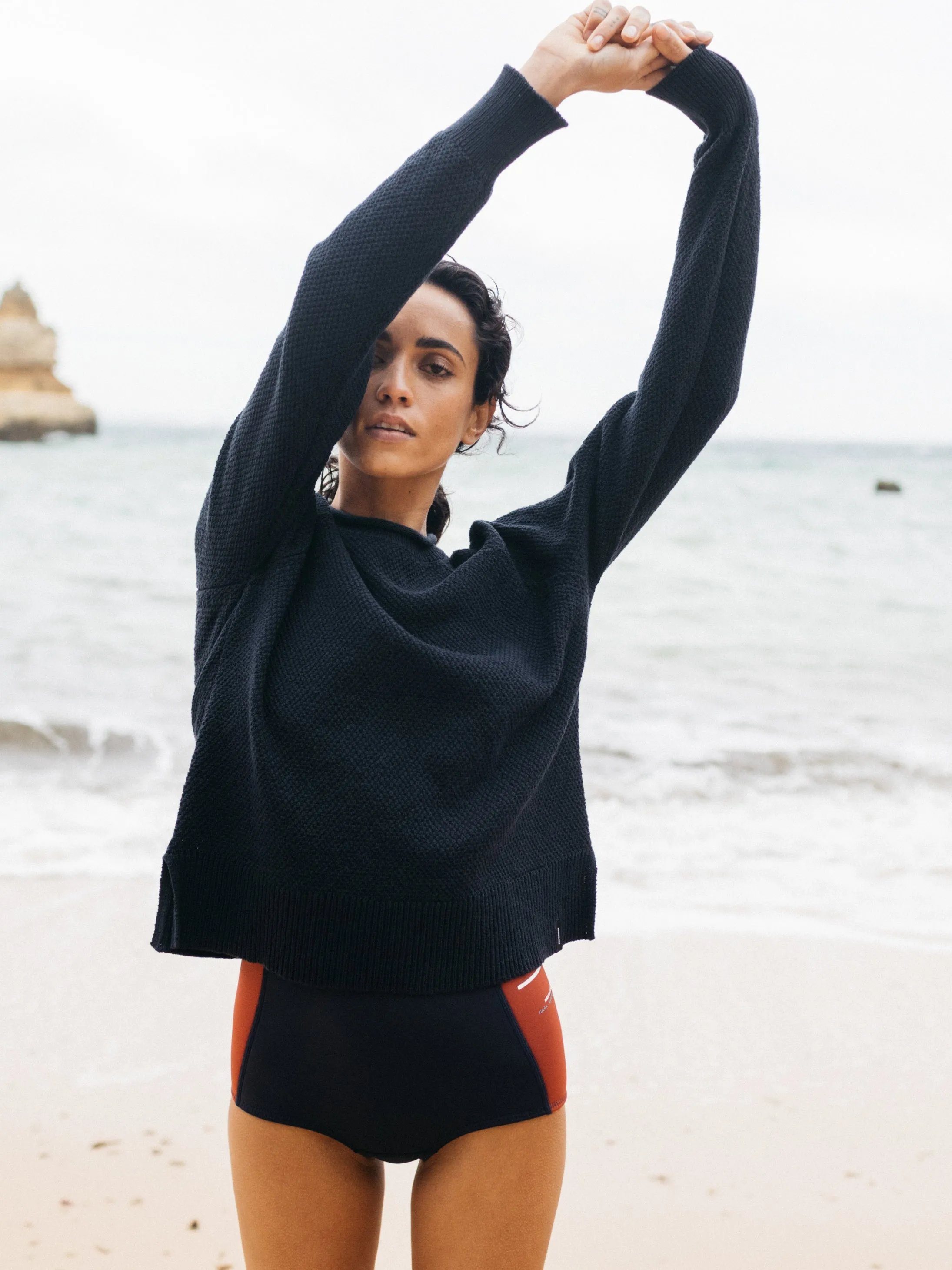 Women's Brea Textured Jumper sold by Finisterre product image thumbnail 2