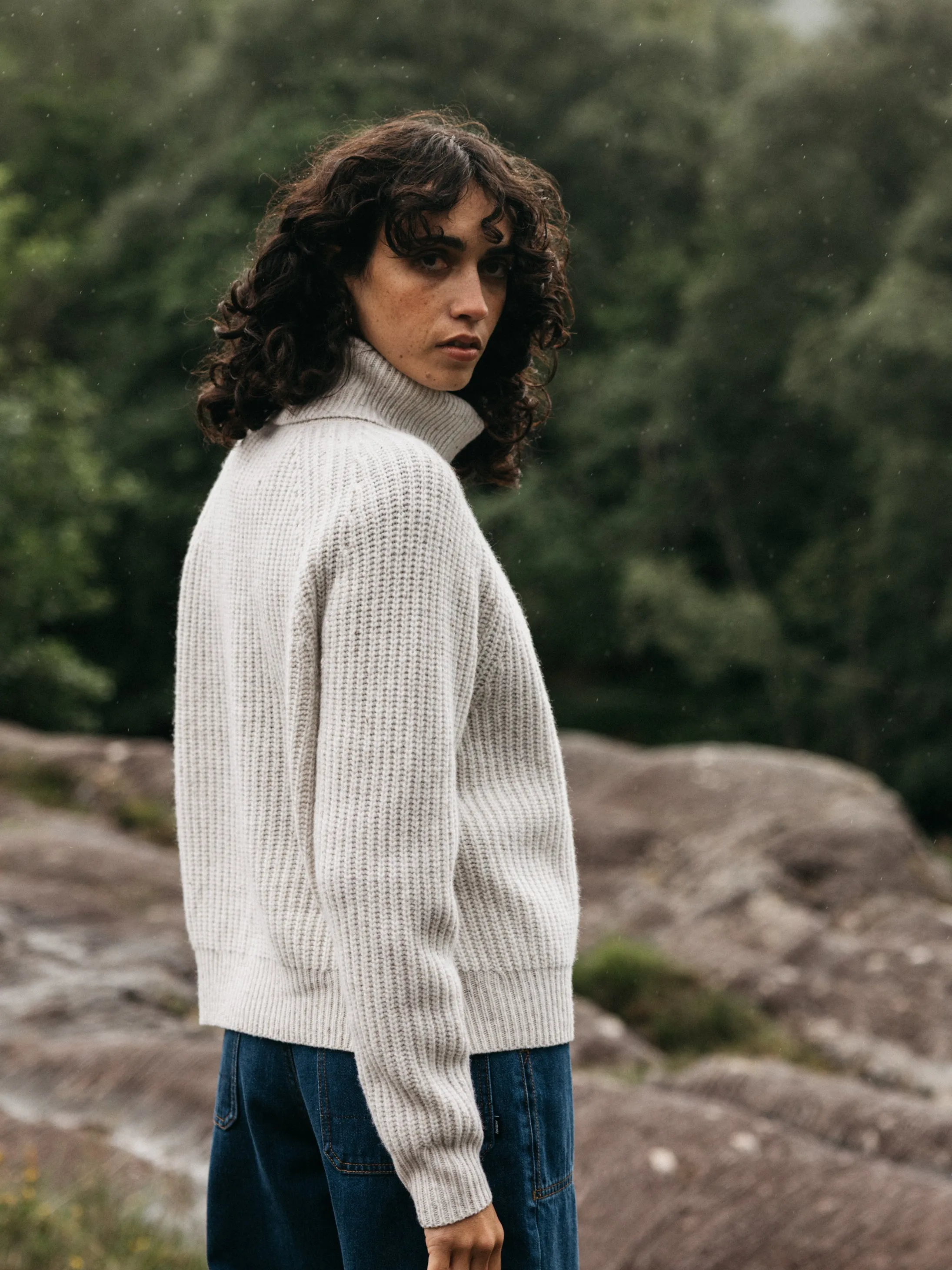 Women's Mora Roll Neck Knit Sweater sold by Finisterre product image thumbnail 4