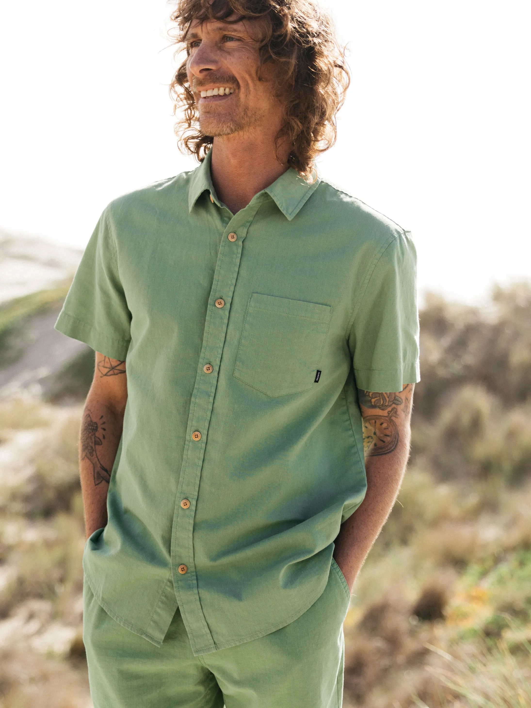 Men's Eaton Short Sleeve Shirt sold by Finisterre product image thumbnail 2