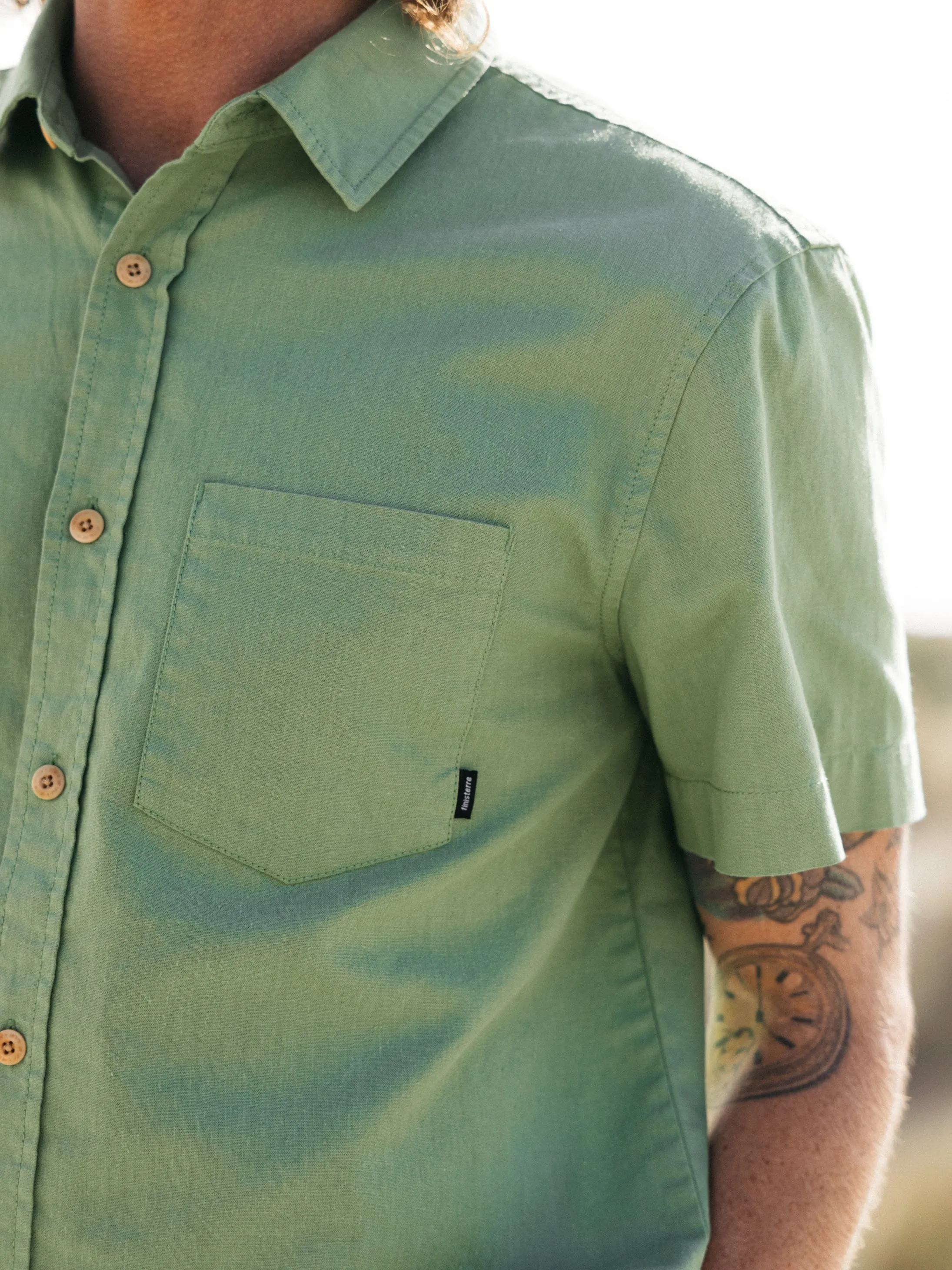 Men's Eaton Short Sleeve Shirt sold by Finisterre product image thumbnail 5