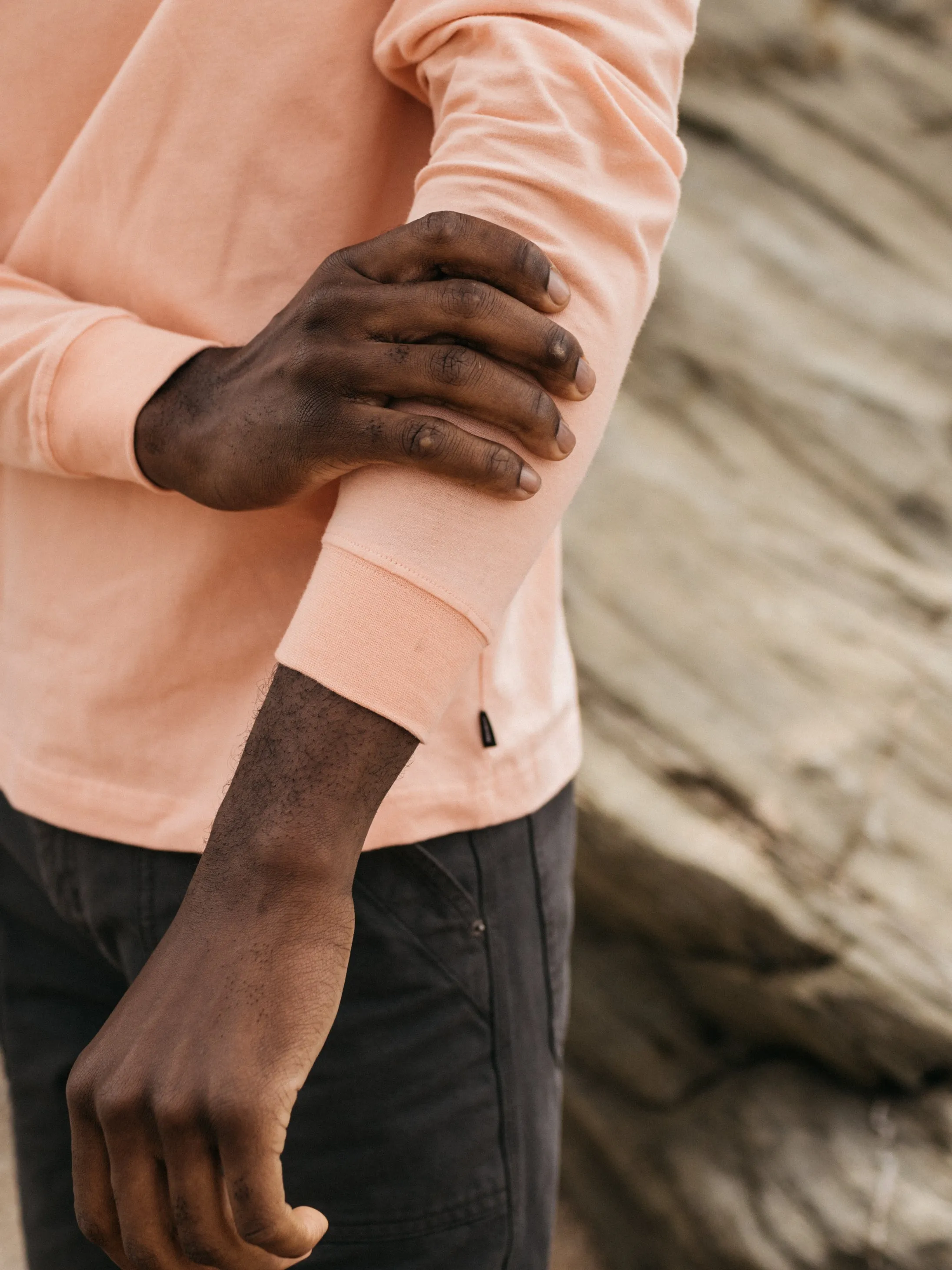 Men's Harlyn Logo Long Sleeve T-Shirt sold by Finisterre product image thumbnail 4