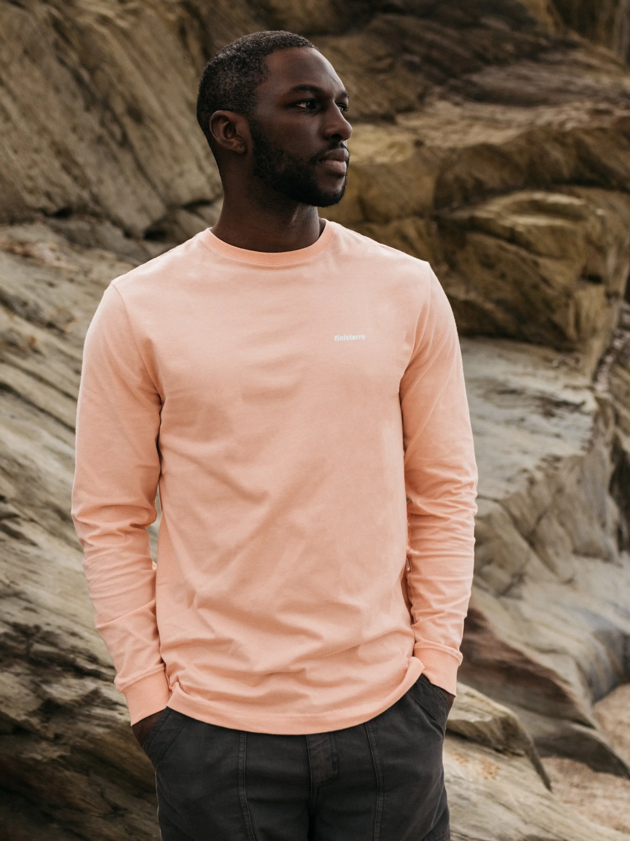 Men's Harlyn Logo Long Sleeve T-Shirt sold by Finisterre product image thumbnail 2