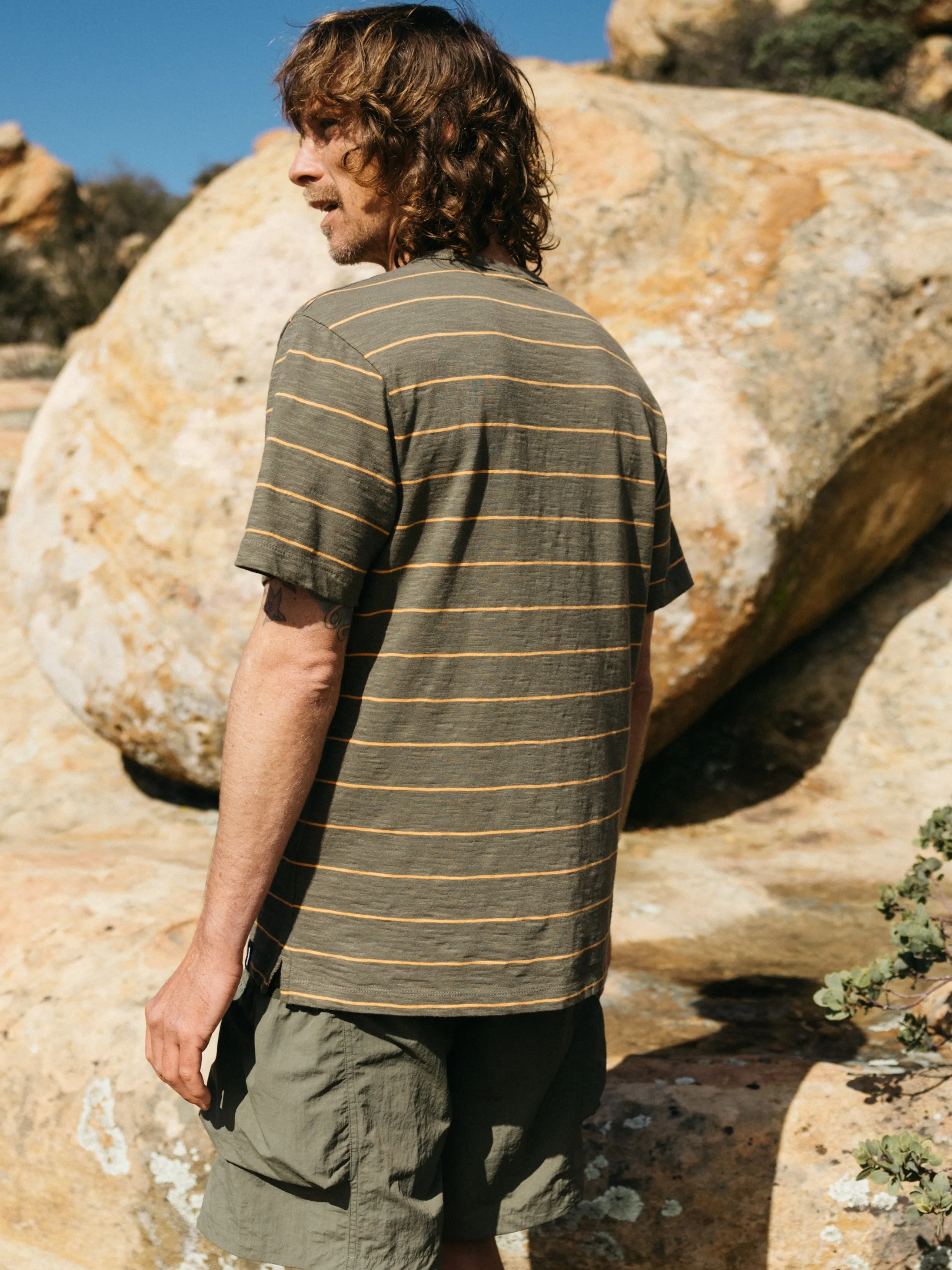 Men's Channel Stripe Short Sleeve T-Shirt sold by Finisterre product image thumbnail 3