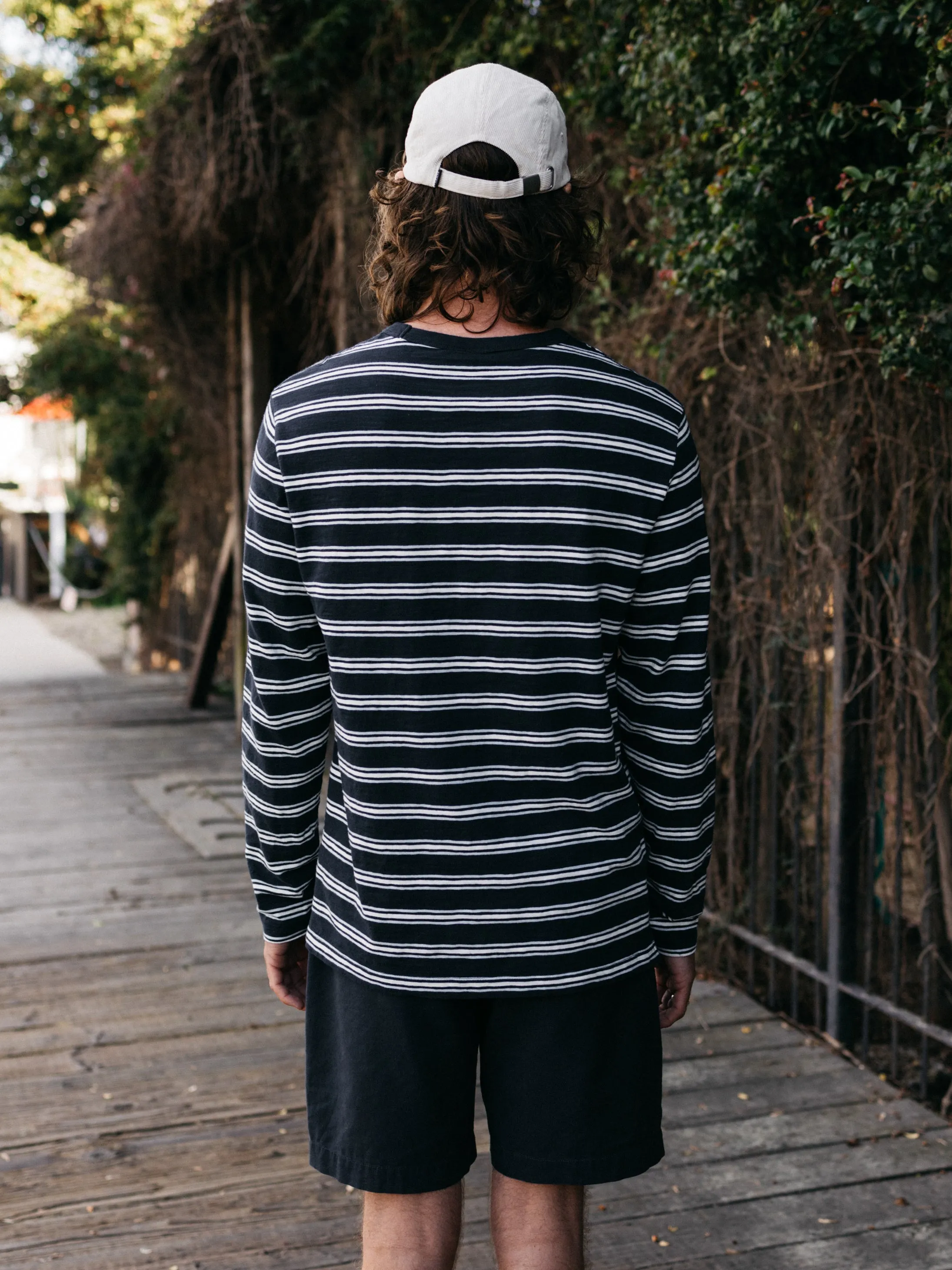 Men's Channel Stripe Long Sleeve T-Shirt sold by Finisterre product image thumbnail 3