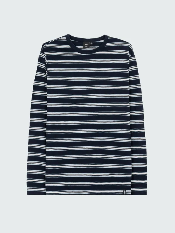 Men's Channel Stripe Long Sleeve T-Shirt sold by Finisterre