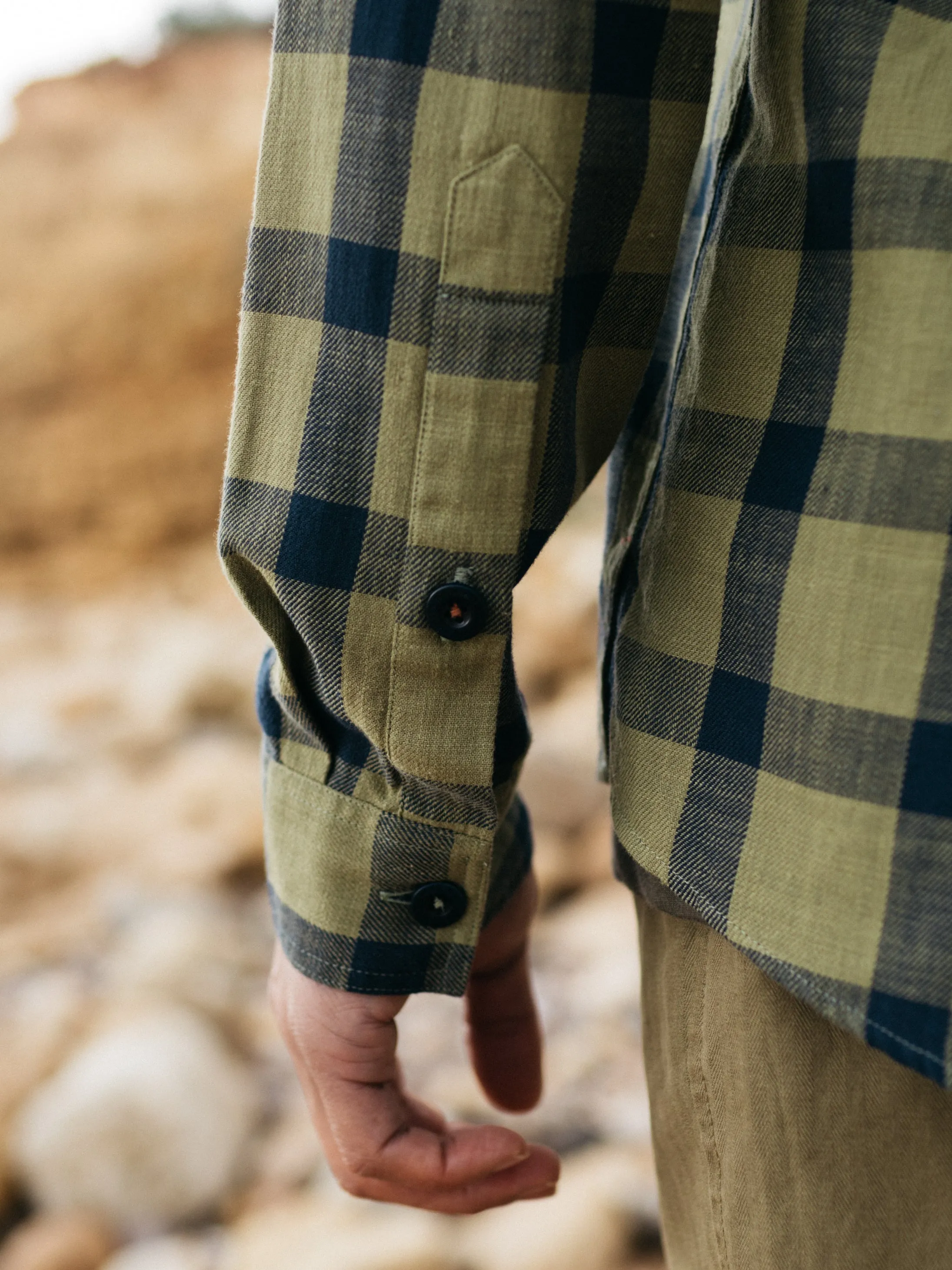 Men's Cardew Check Shirt sold by Finisterre product image thumbnail 4