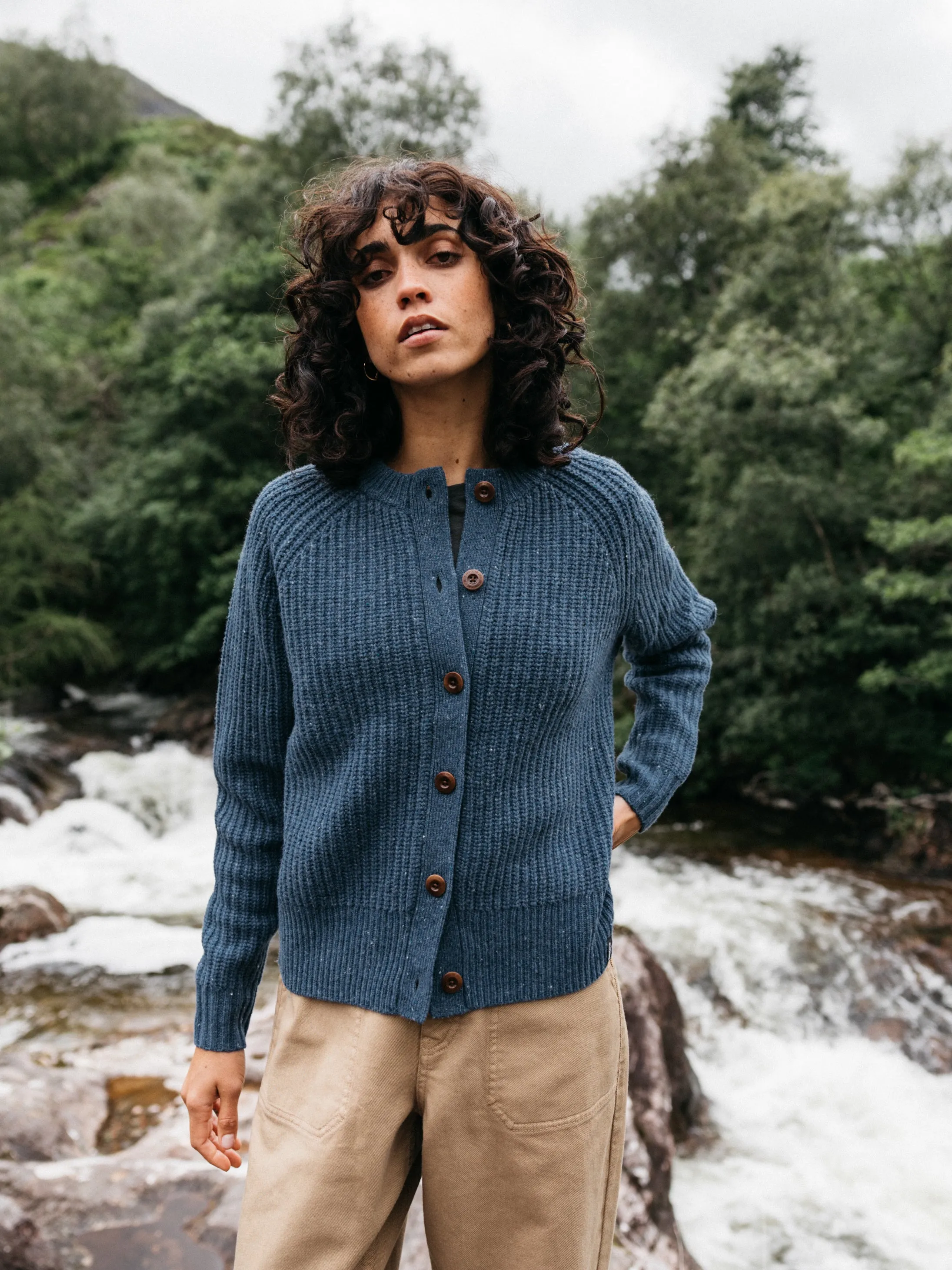 Women's Mora Crew Neck Cardigan sold by Finisterre product image thumbnail 2