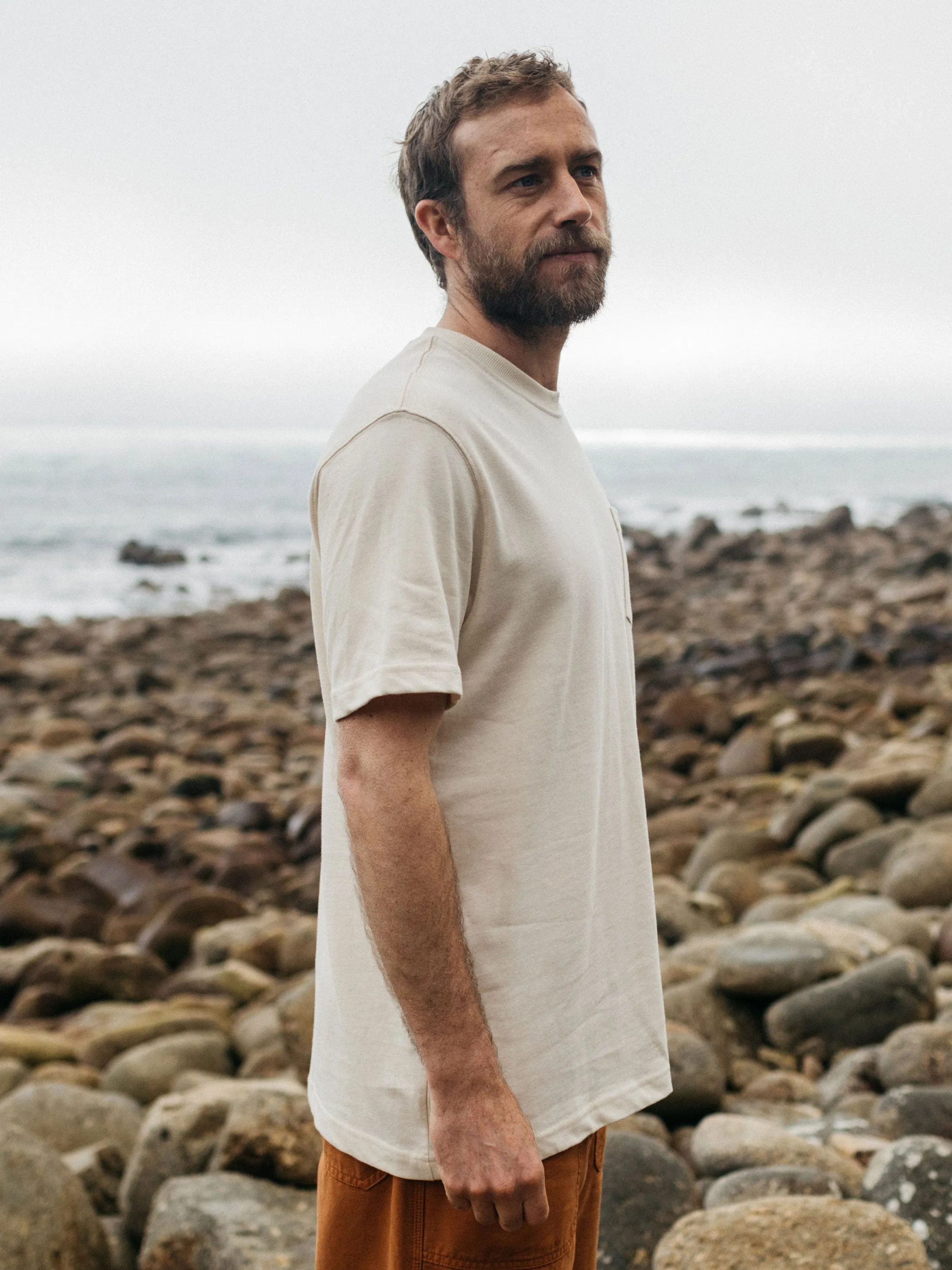 Men's Josh Vyvyan x Finisterre Sunset Pocket T-Shirt sold by Finisterre product image thumbnail 4