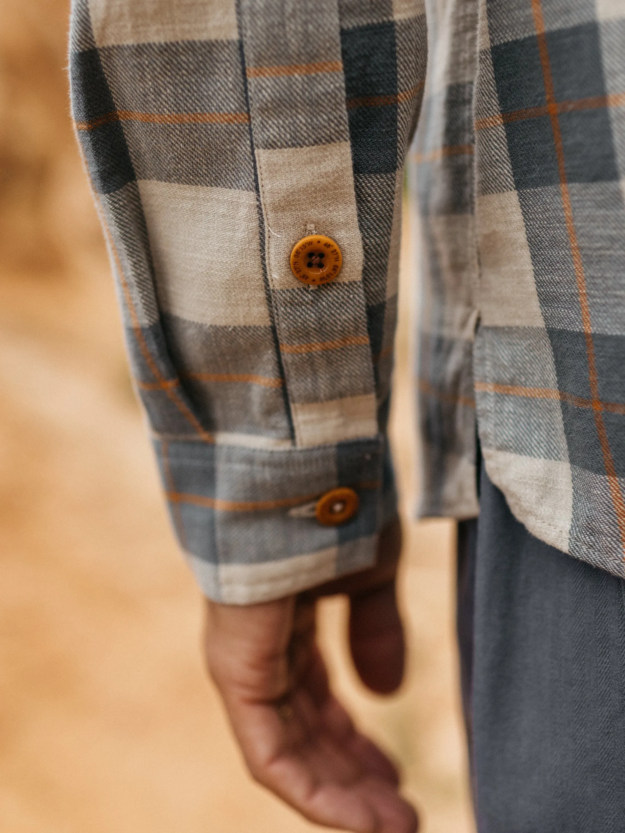 Men's Cardew Check Shirt sold by Finisterre product image thumbnail 5