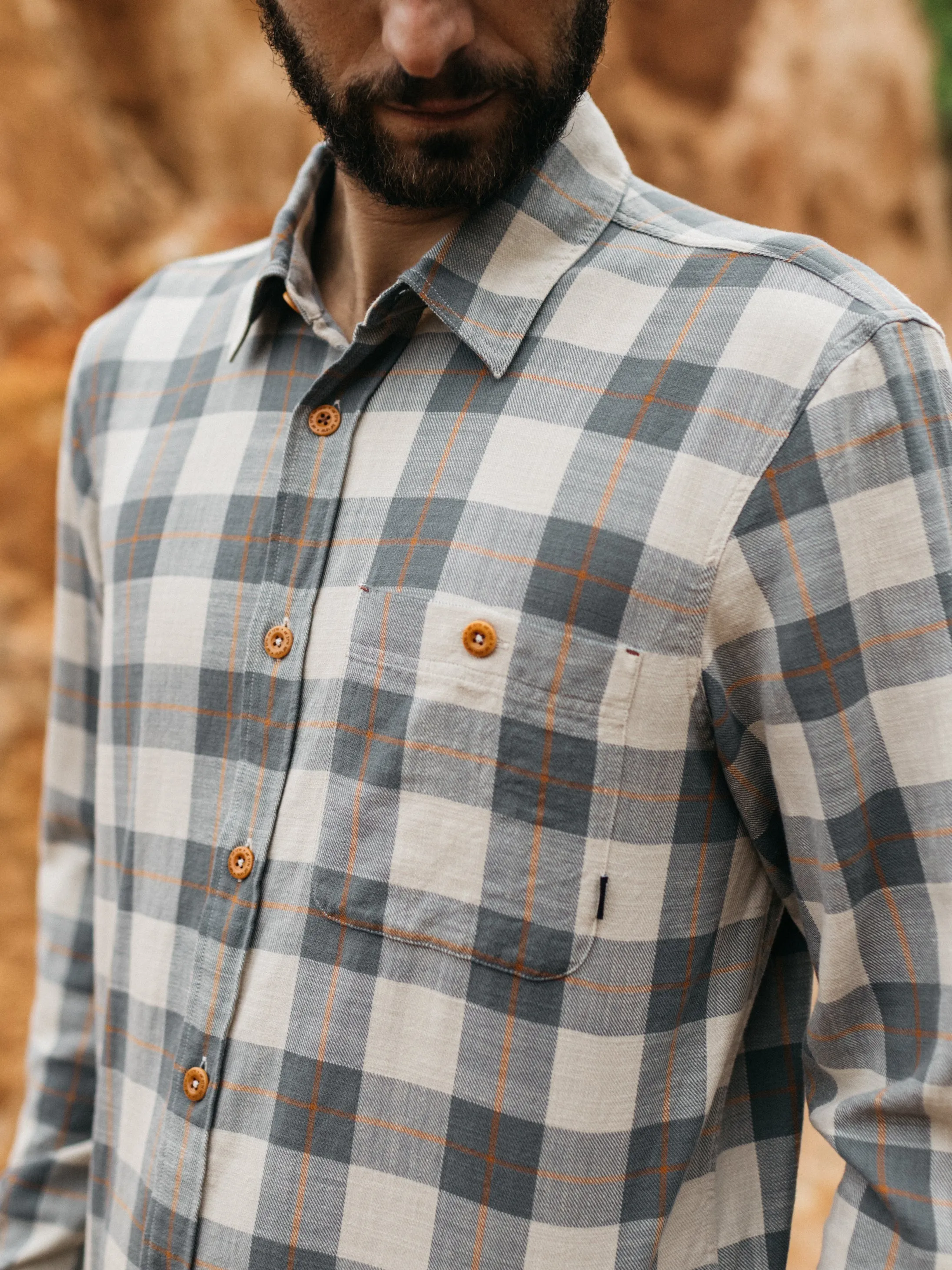 Men's Cardew Check Shirt sold by Finisterre product image thumbnail 3