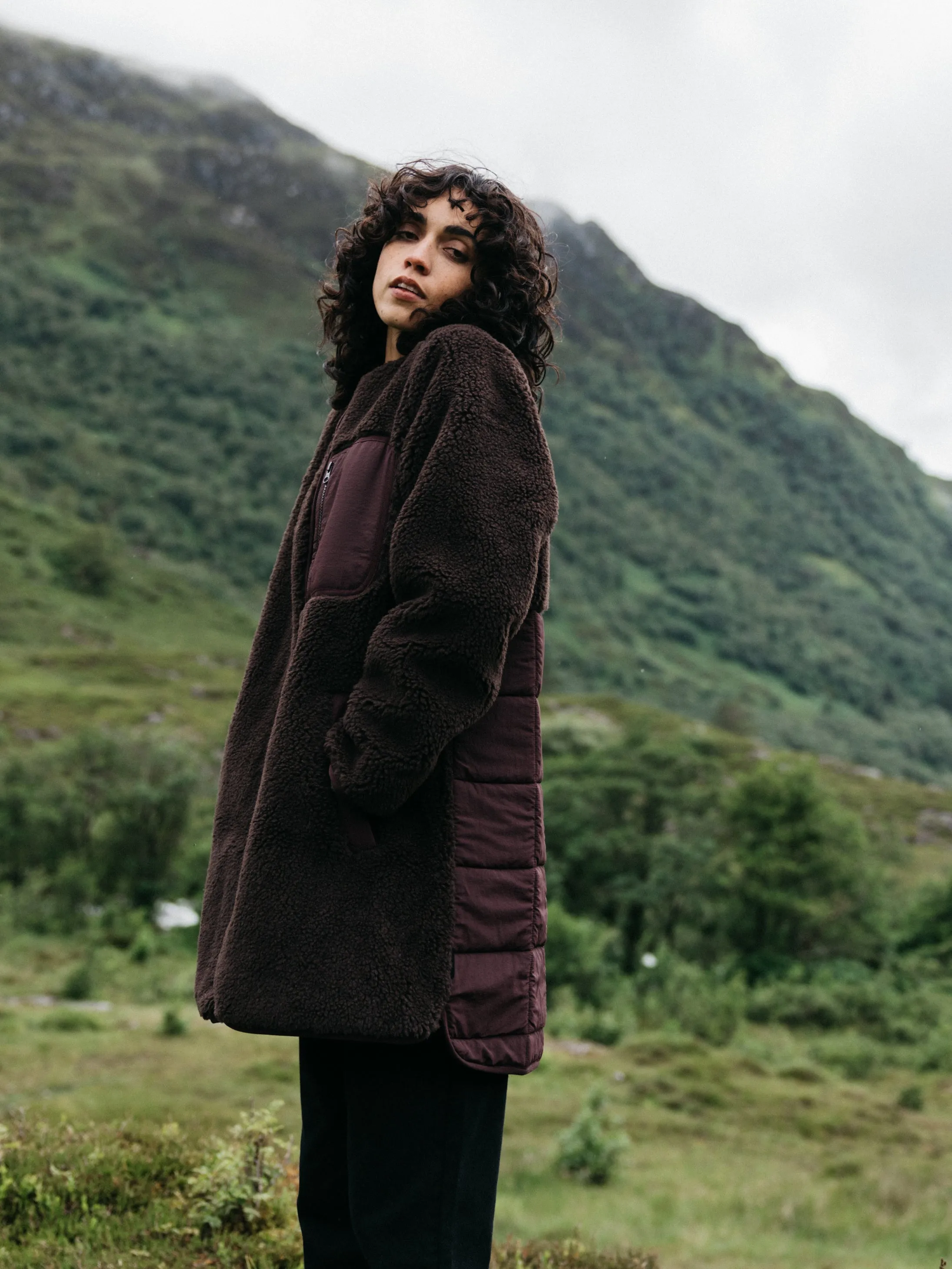 Women's Orsik Fleece Longline Jacket sold by Finisterre product image thumbnail 2