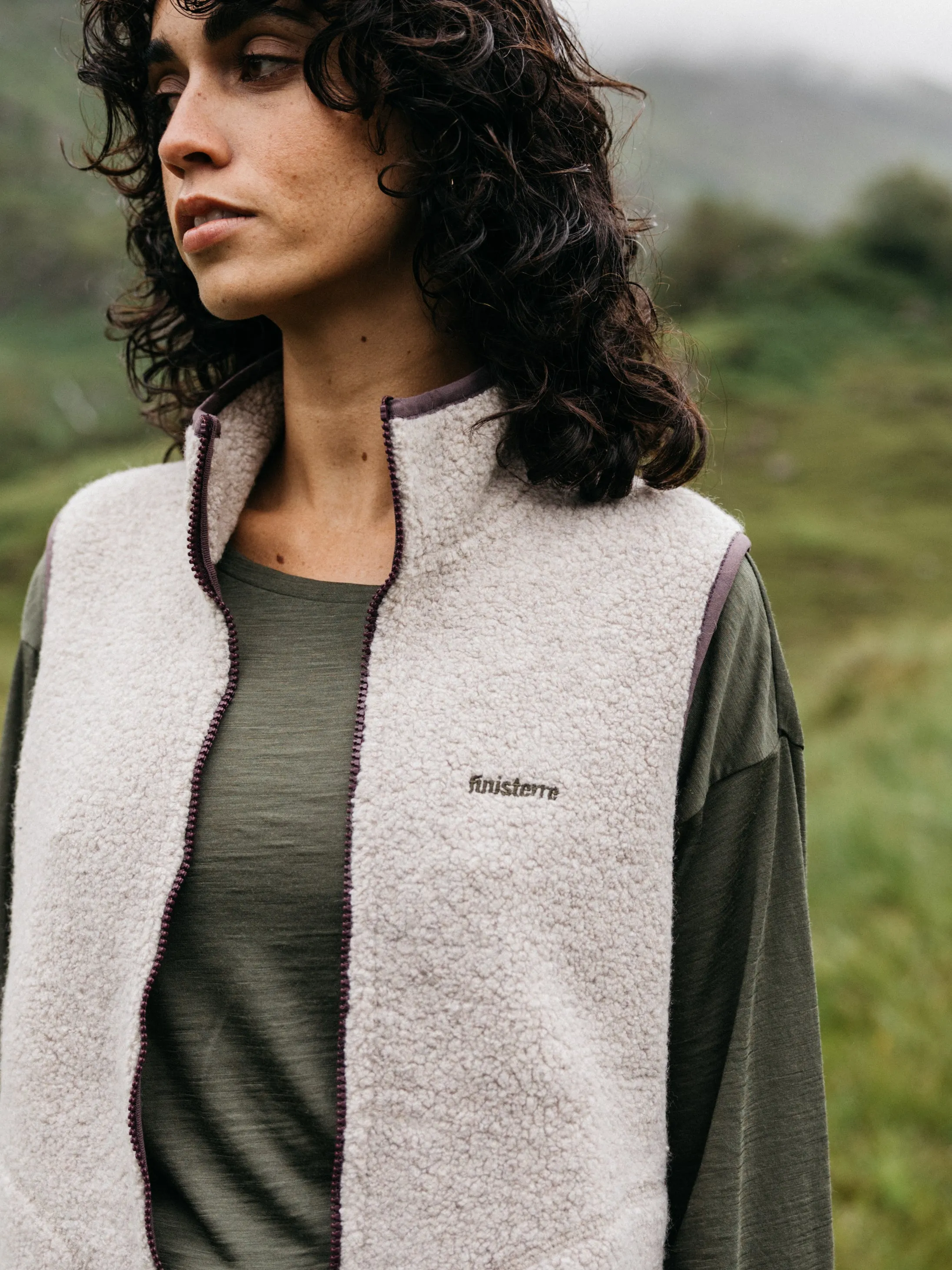 Women's Hegen Wool Fleece Vest sold by Finisterre product image thumbnail 5