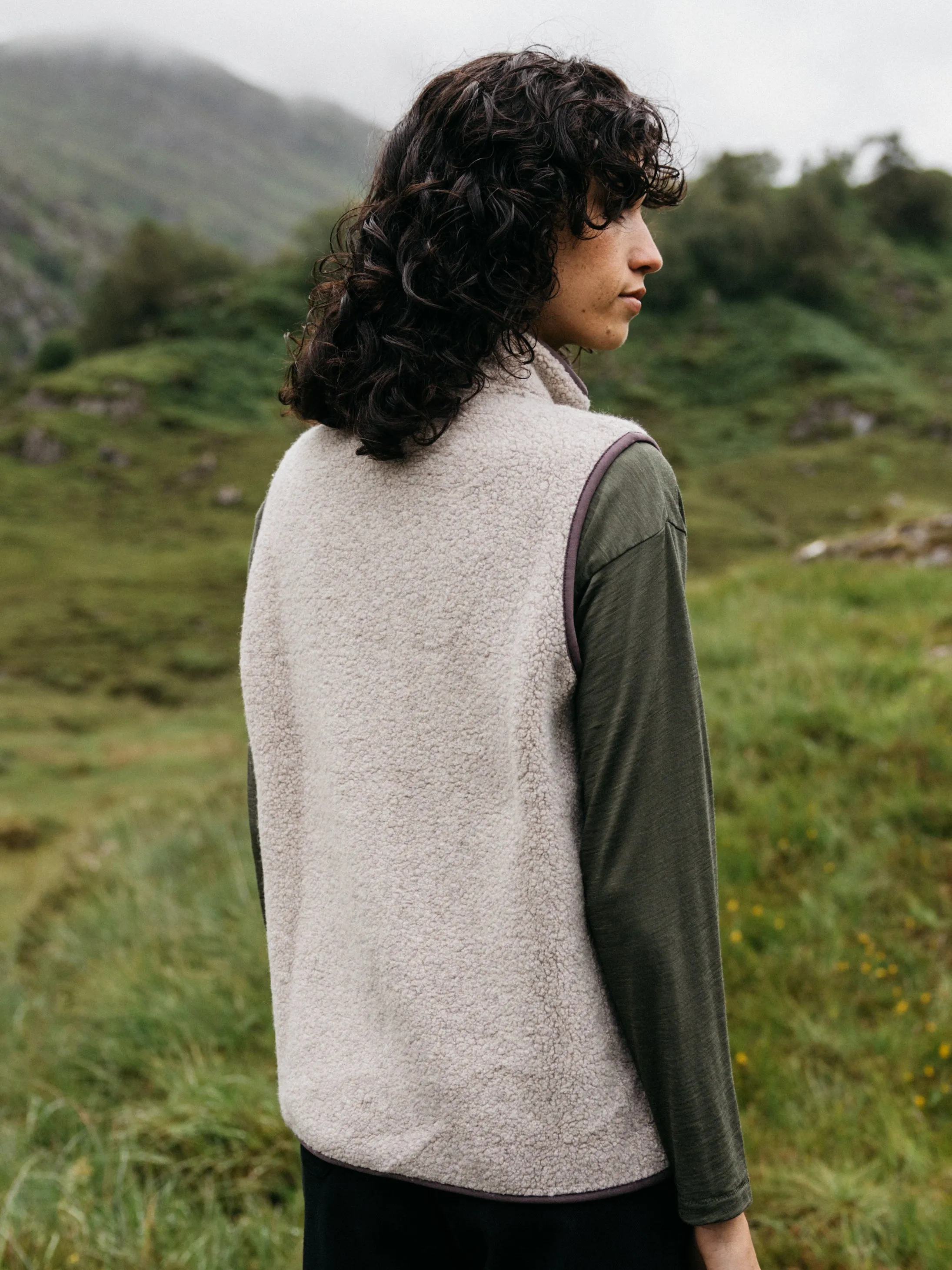 Women's Hegen Wool Fleece Vest sold by Finisterre product image thumbnail 3