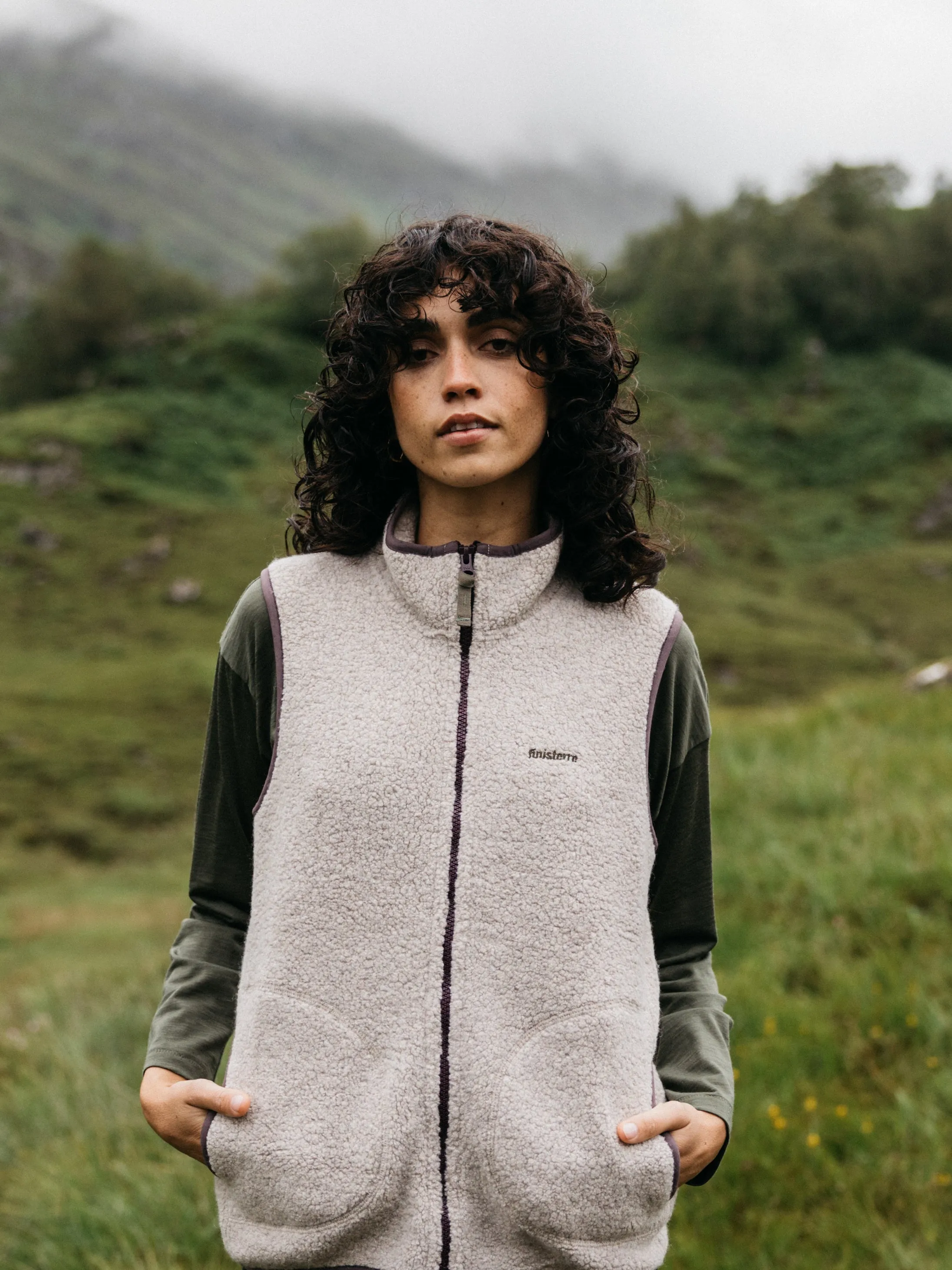 Women's Hegen Wool Fleece Vest sold by Finisterre product image thumbnail 2