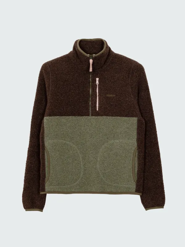 Women's Hegen 1/4 Zip Wool Fleece sold by Finisterre