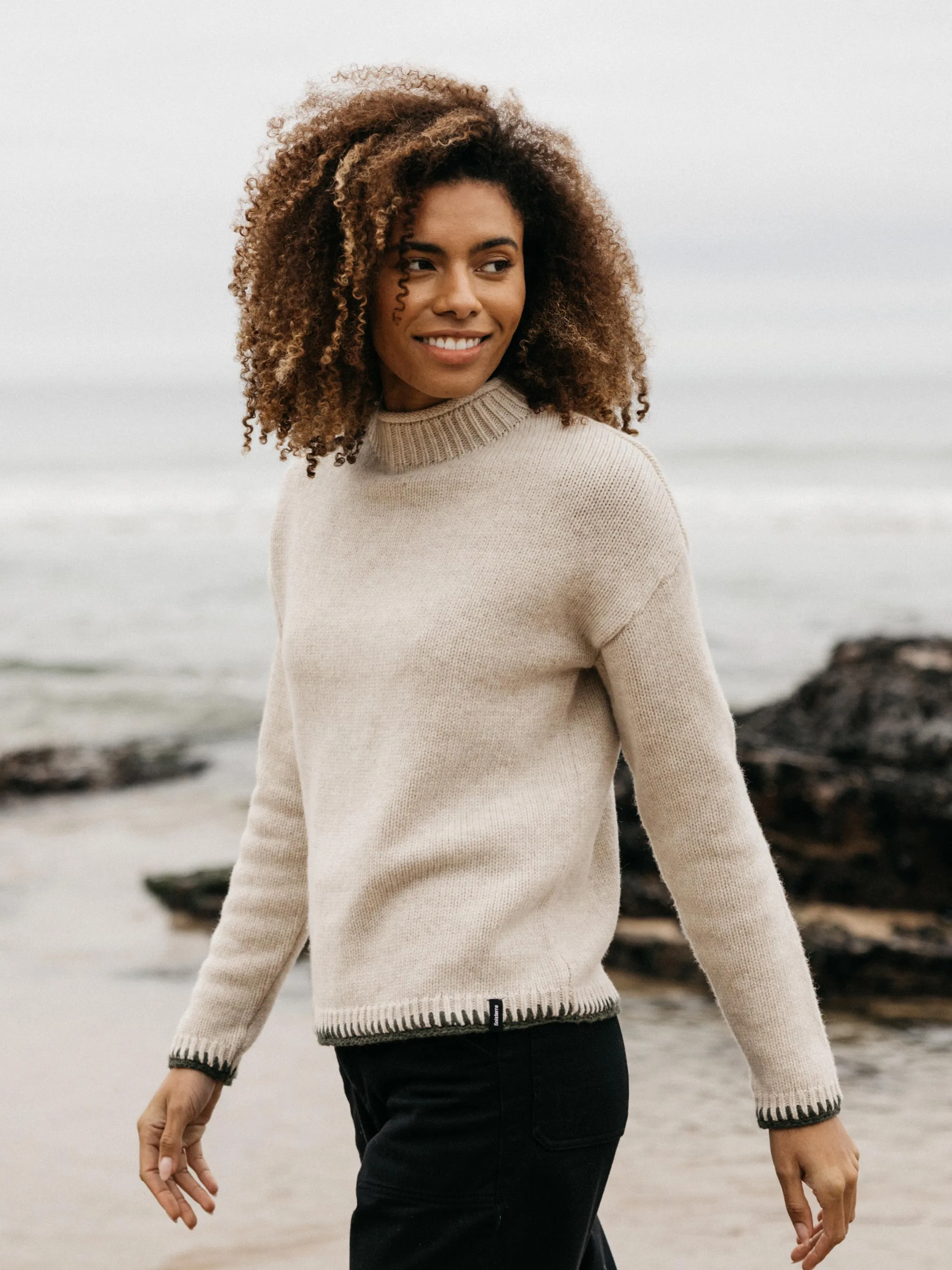 Women's Blanket Stitch Taran Sweater sold by Finisterre product image thumbnail 4