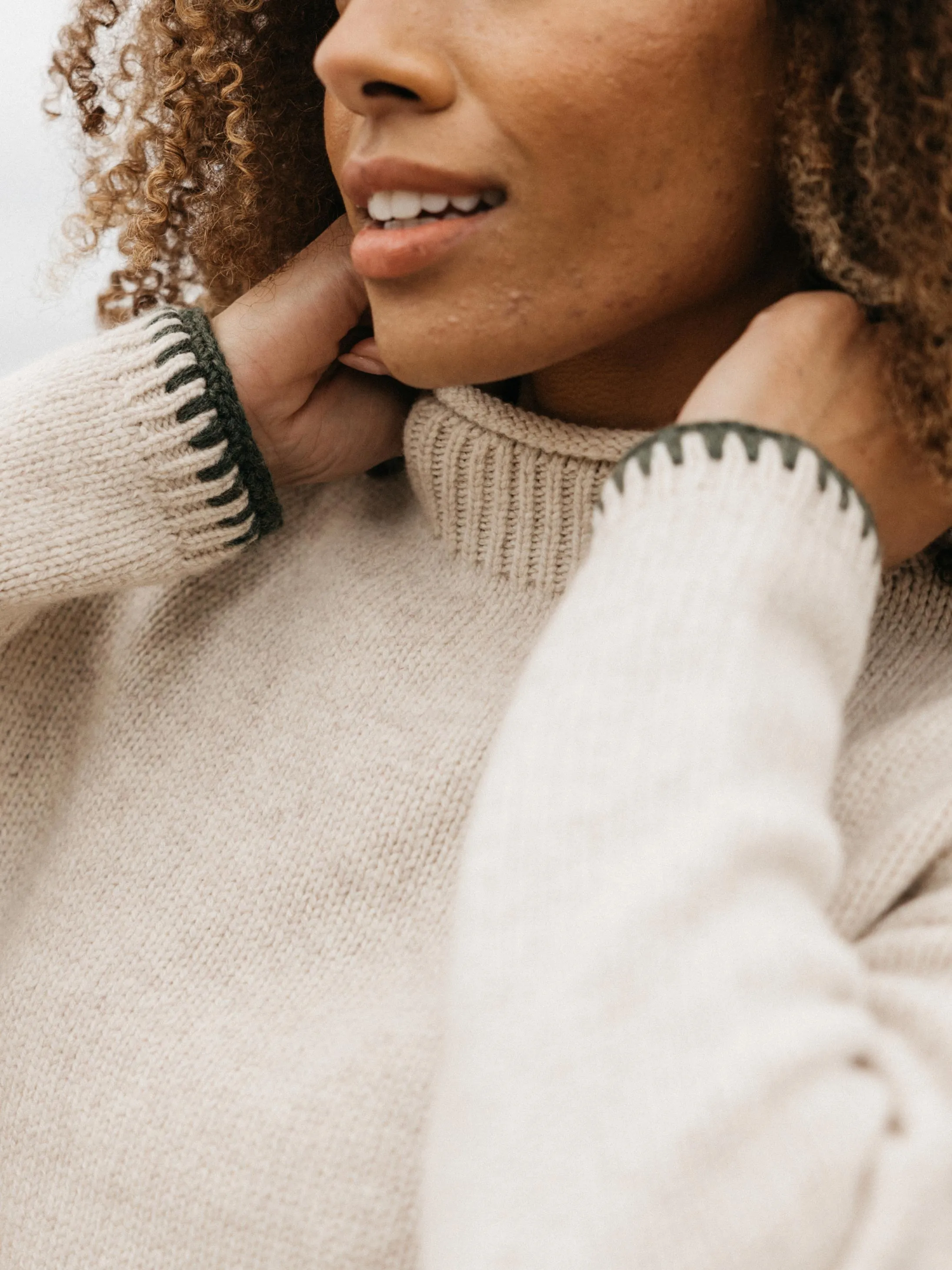 Women's Blanket Stitch Taran Sweater sold by Finisterre product image thumbnail 5