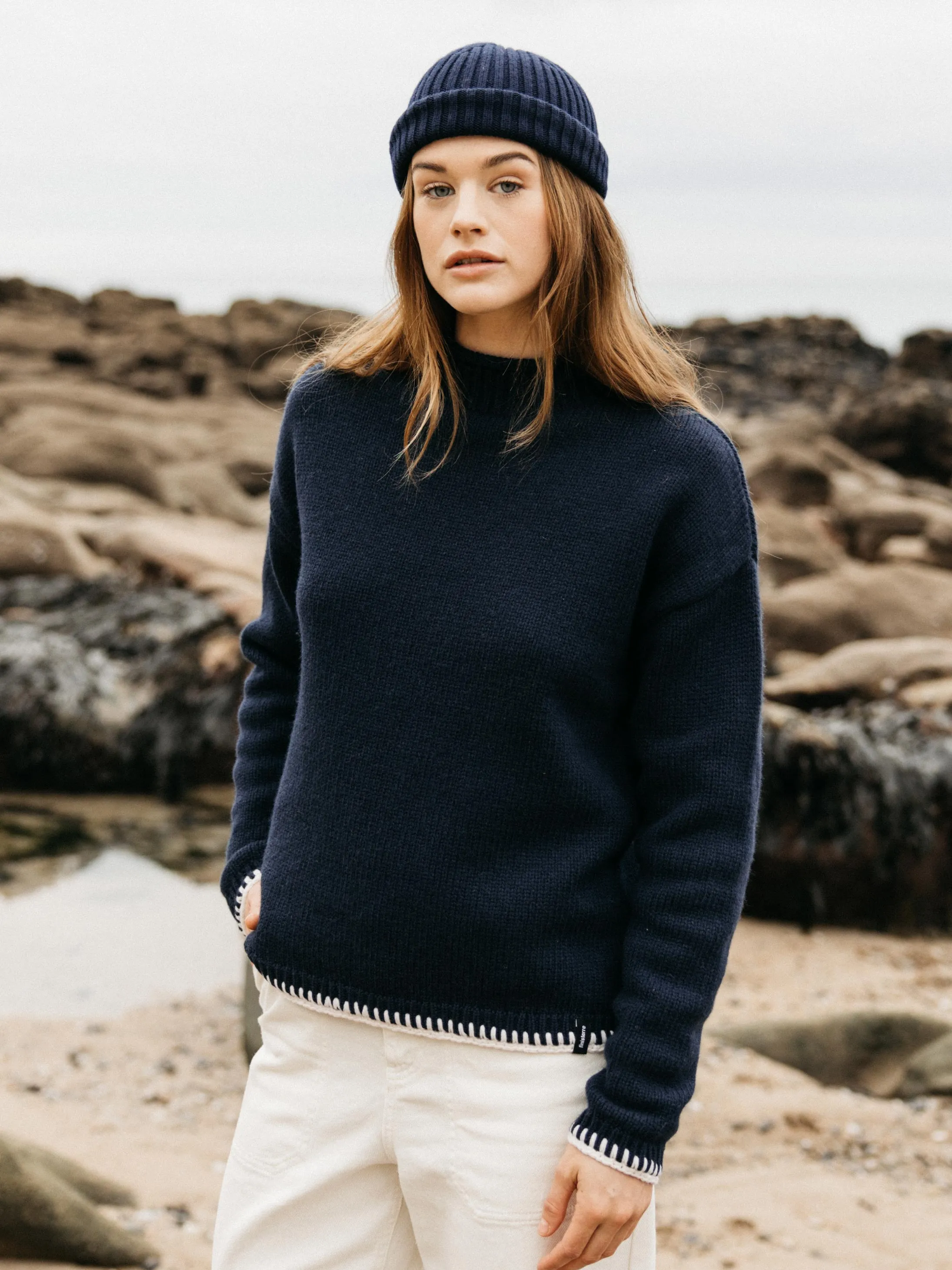 Women's Blanket Stitch Taran Sweater sold by Finisterre product image thumbnail 2
