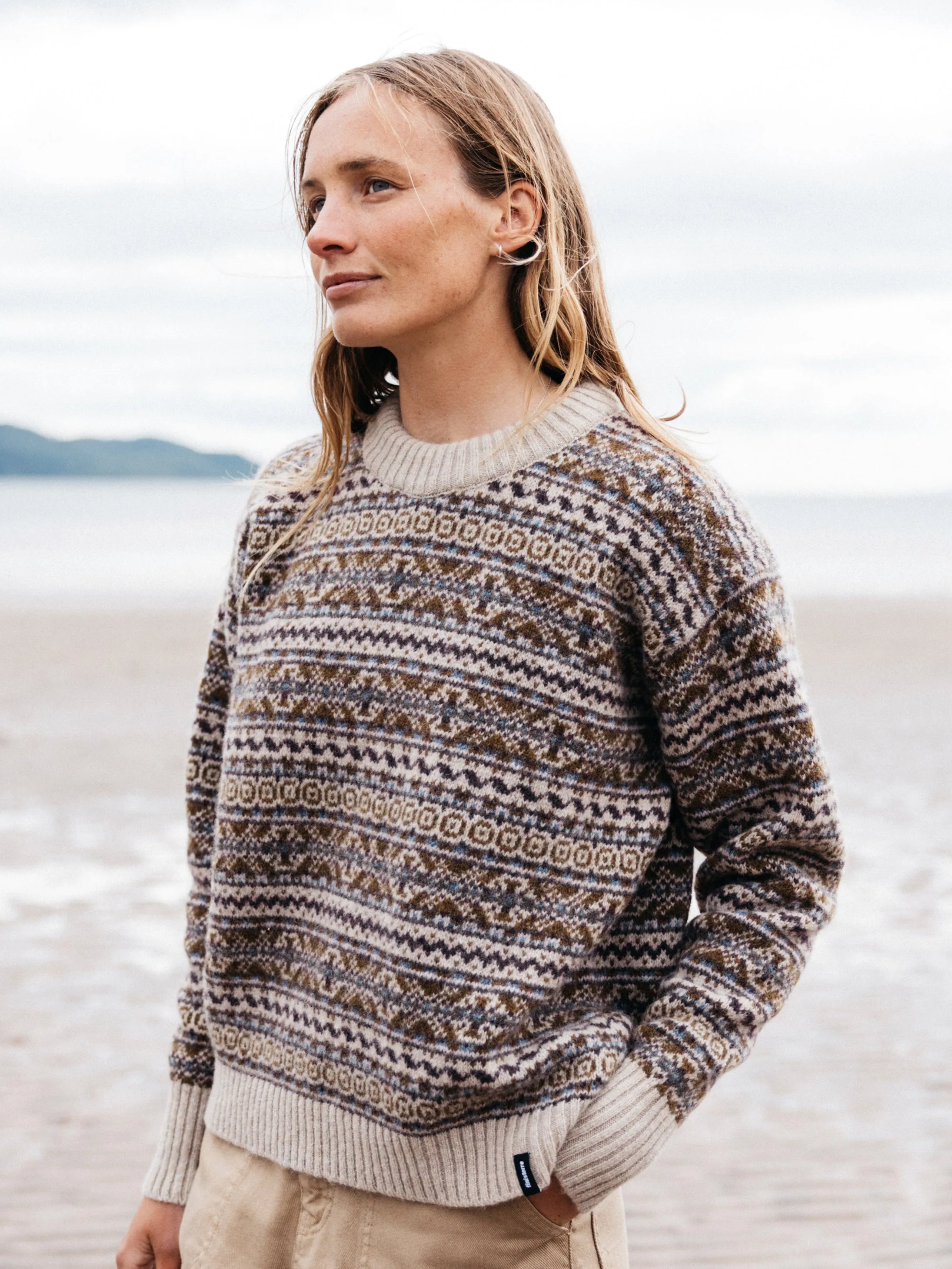Women's Shetland Fairisle Sweater sold by Finisterre product image thumbnail 2