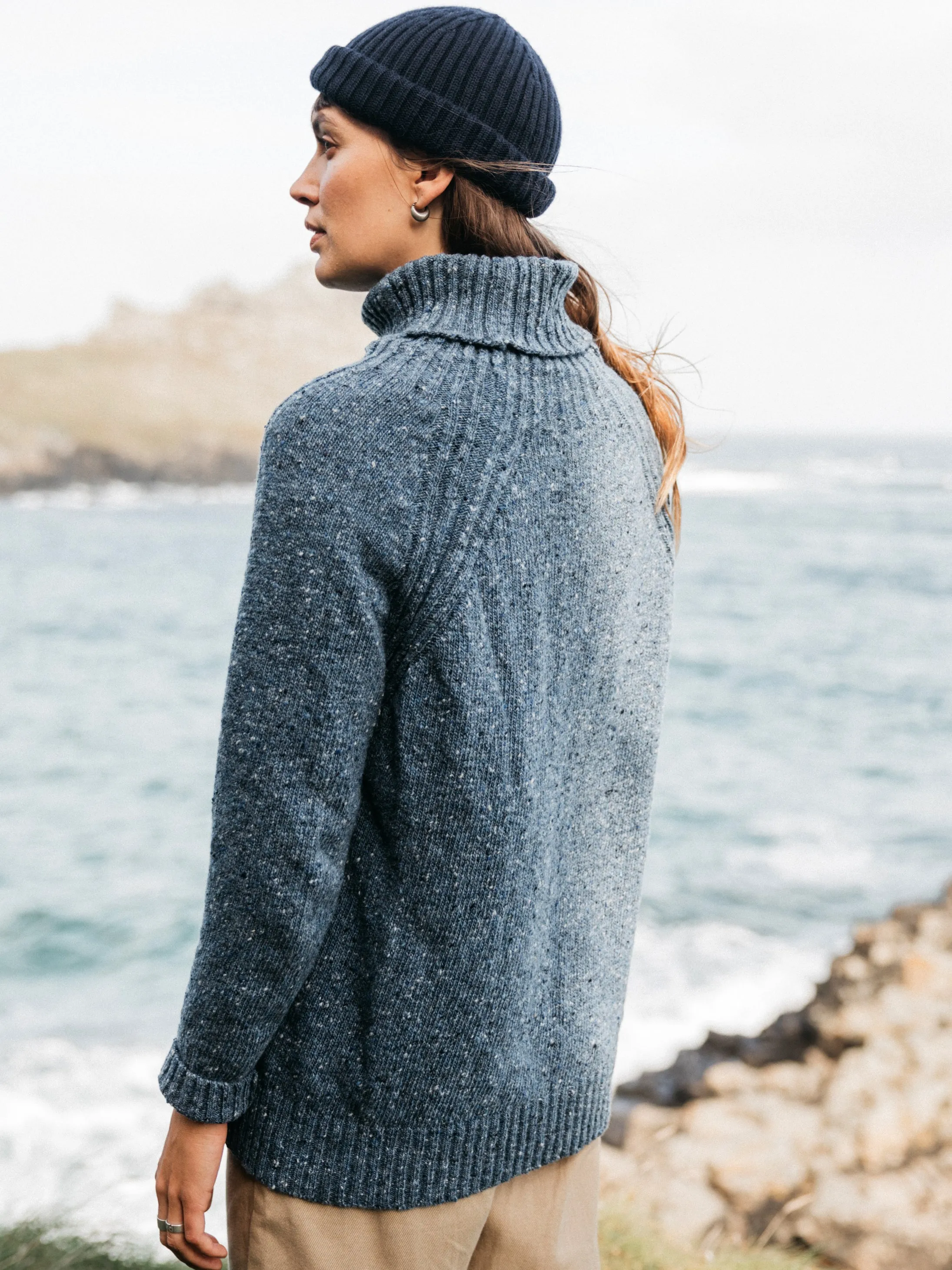 Women's Farne Roll Neck Knit Sweater sold by Finisterre product image thumbnail 3