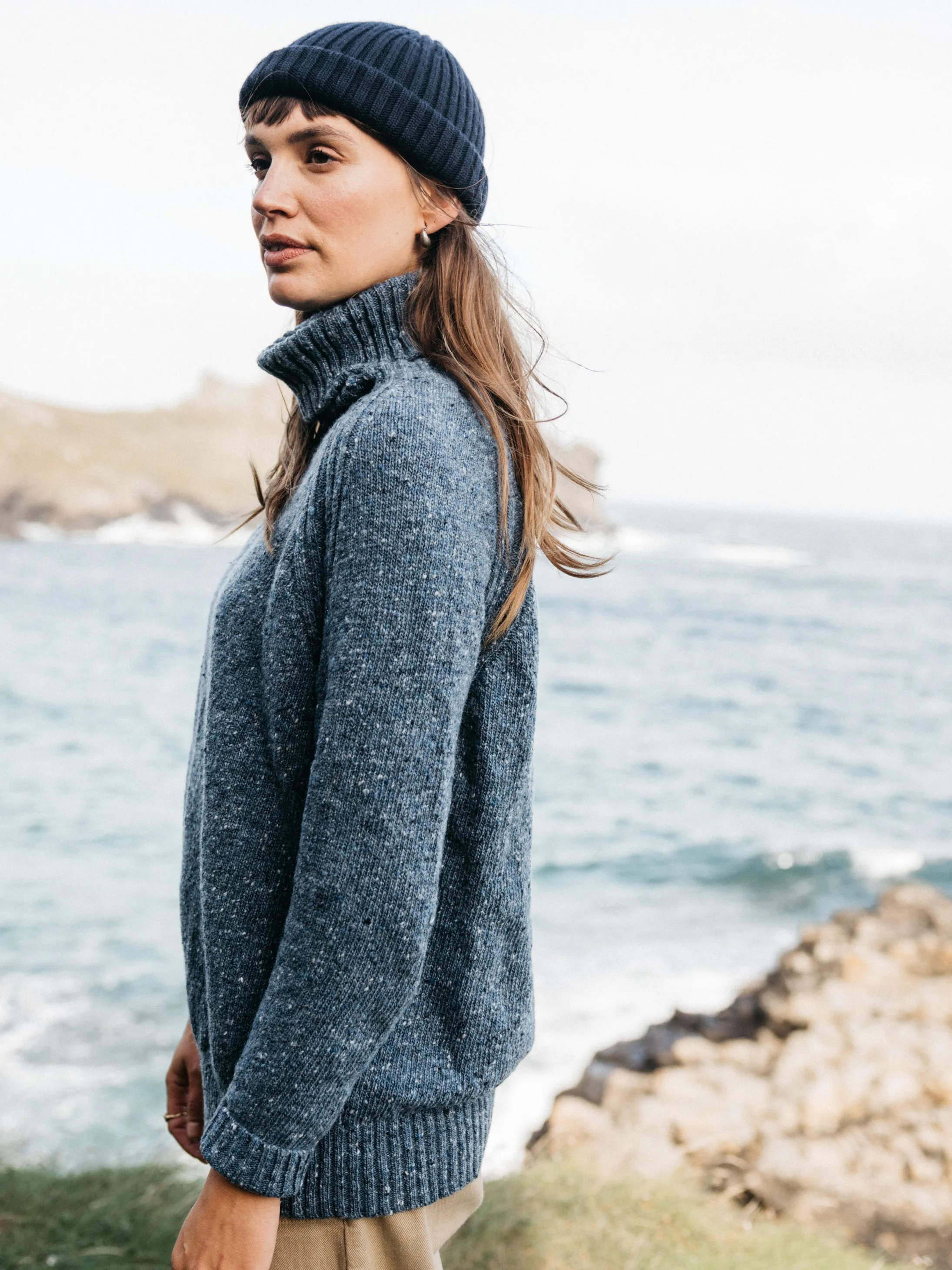 Women's Farne Roll Neck Knit Sweater sold by Finisterre product image thumbnail 4
