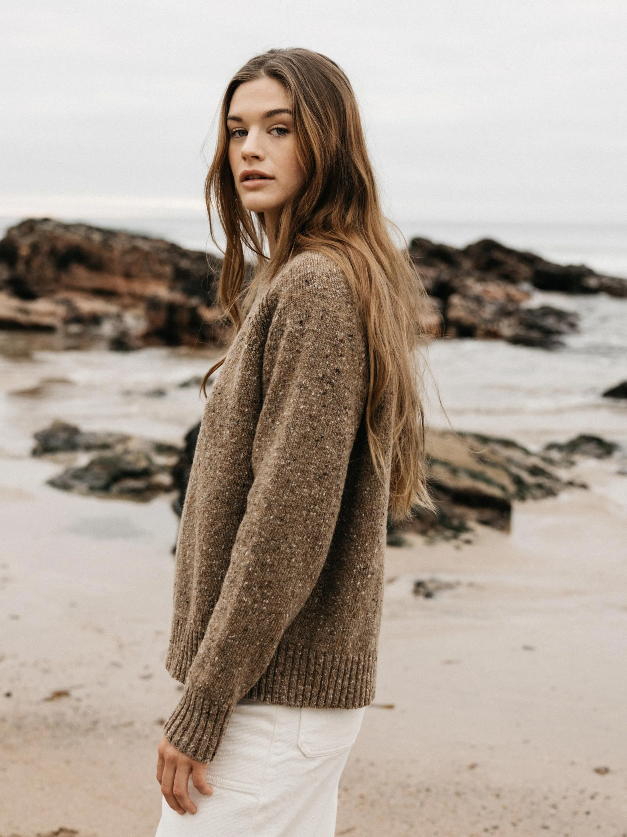 Women's Farne Crew Neck Knit Sweater sold by Finisterre product image thumbnail 3