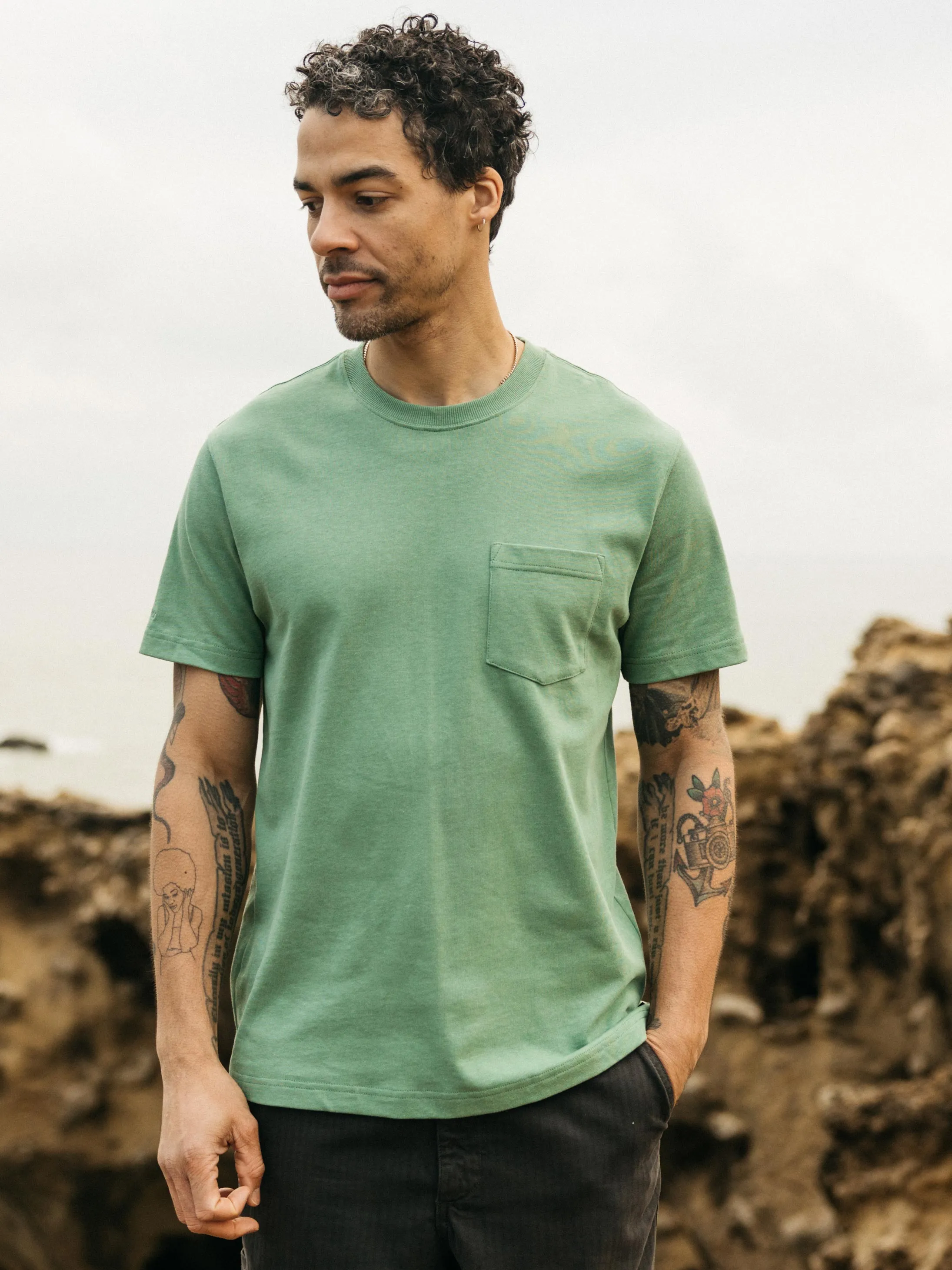 Men's Orca Recycled Pocket T-Shirt sold by Finisterre product image thumbnail 2