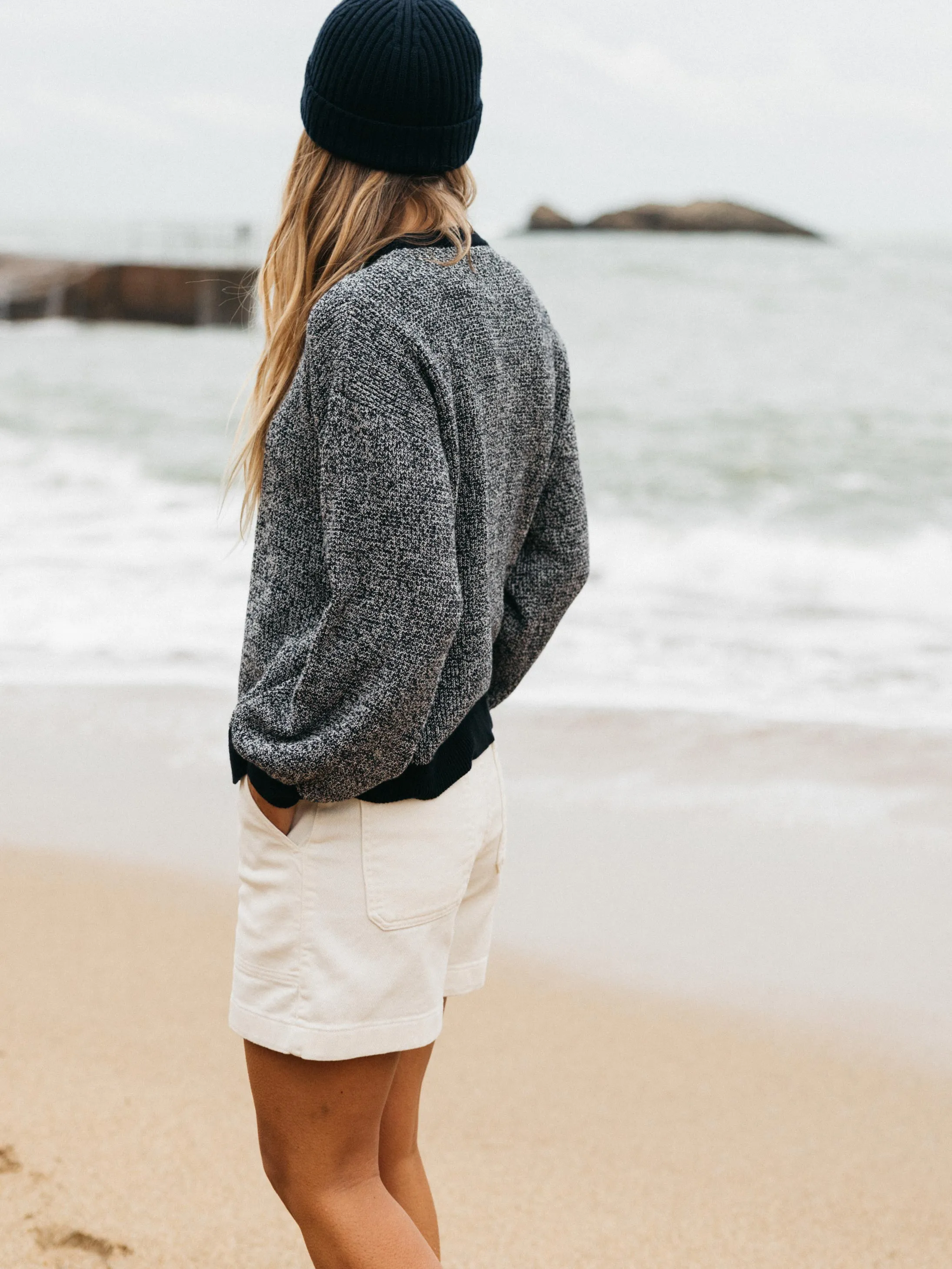 Women's Trippet Waffle Knit Sweater sold by Finisterre product image thumbnail 4