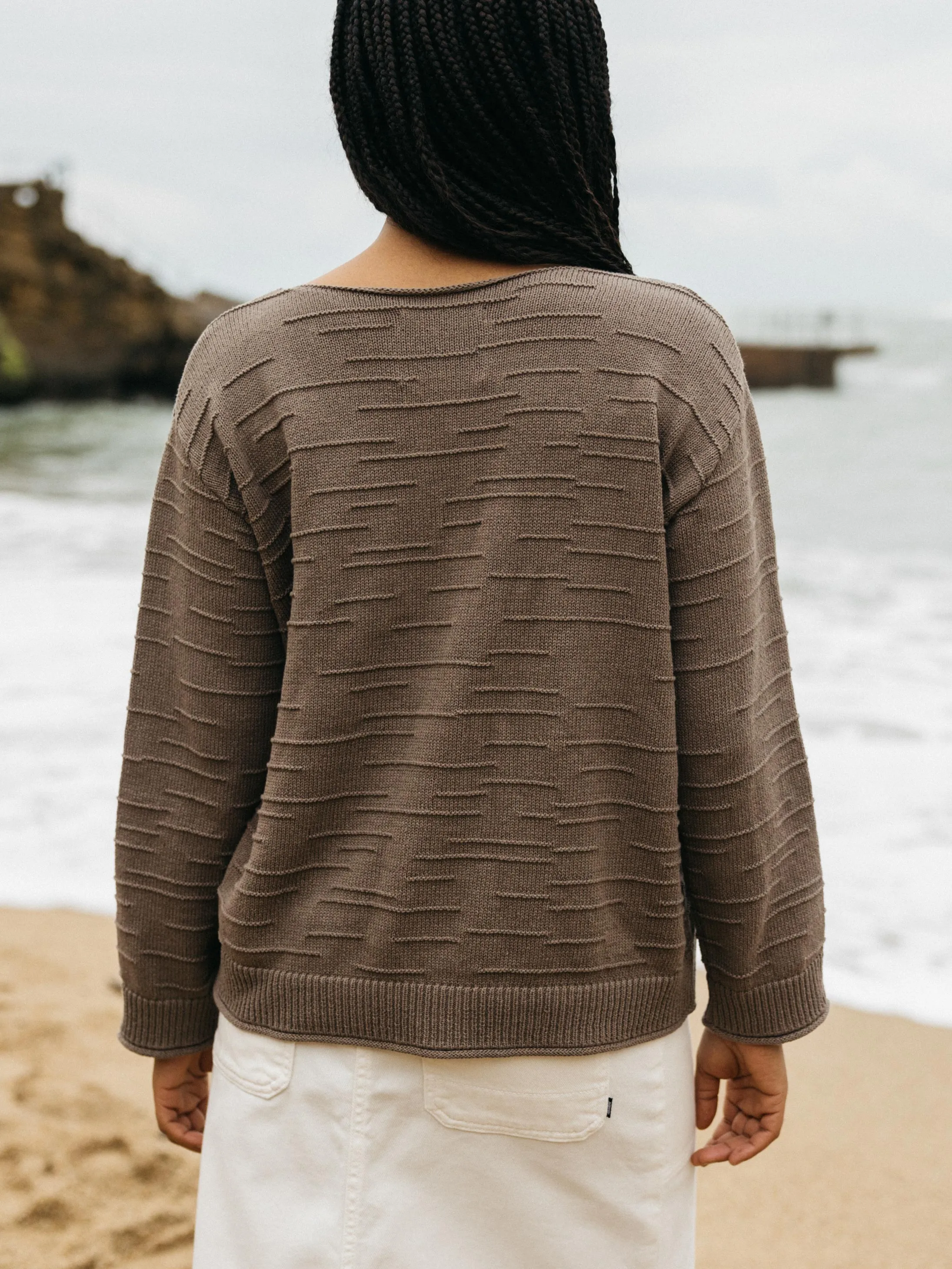 Women's Travean Textured Knit Sweater sold by Finisterre product image thumbnail 3