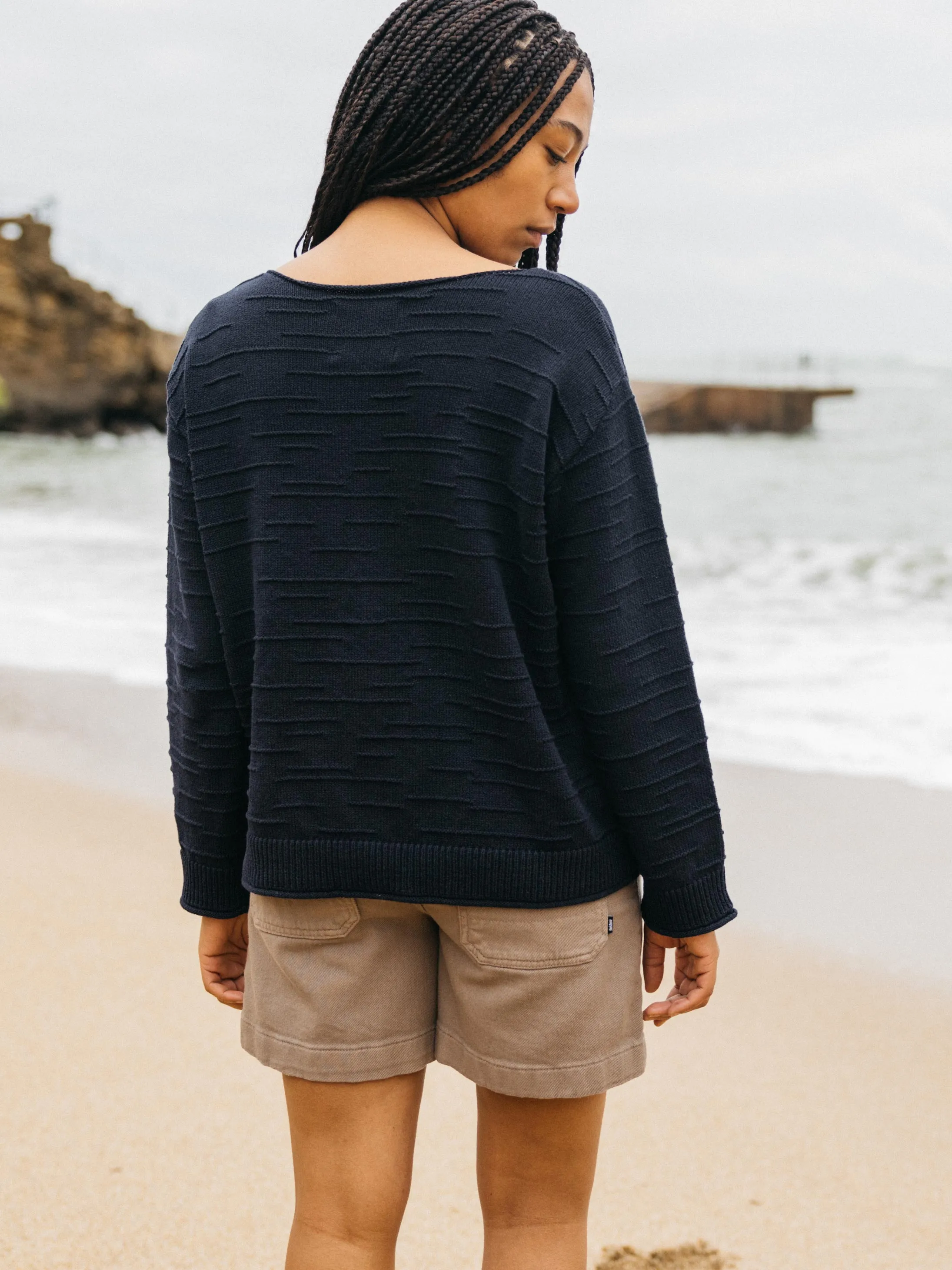 Women's Travean Textured Knit Sweater sold by Finisterre product image thumbnail 4
