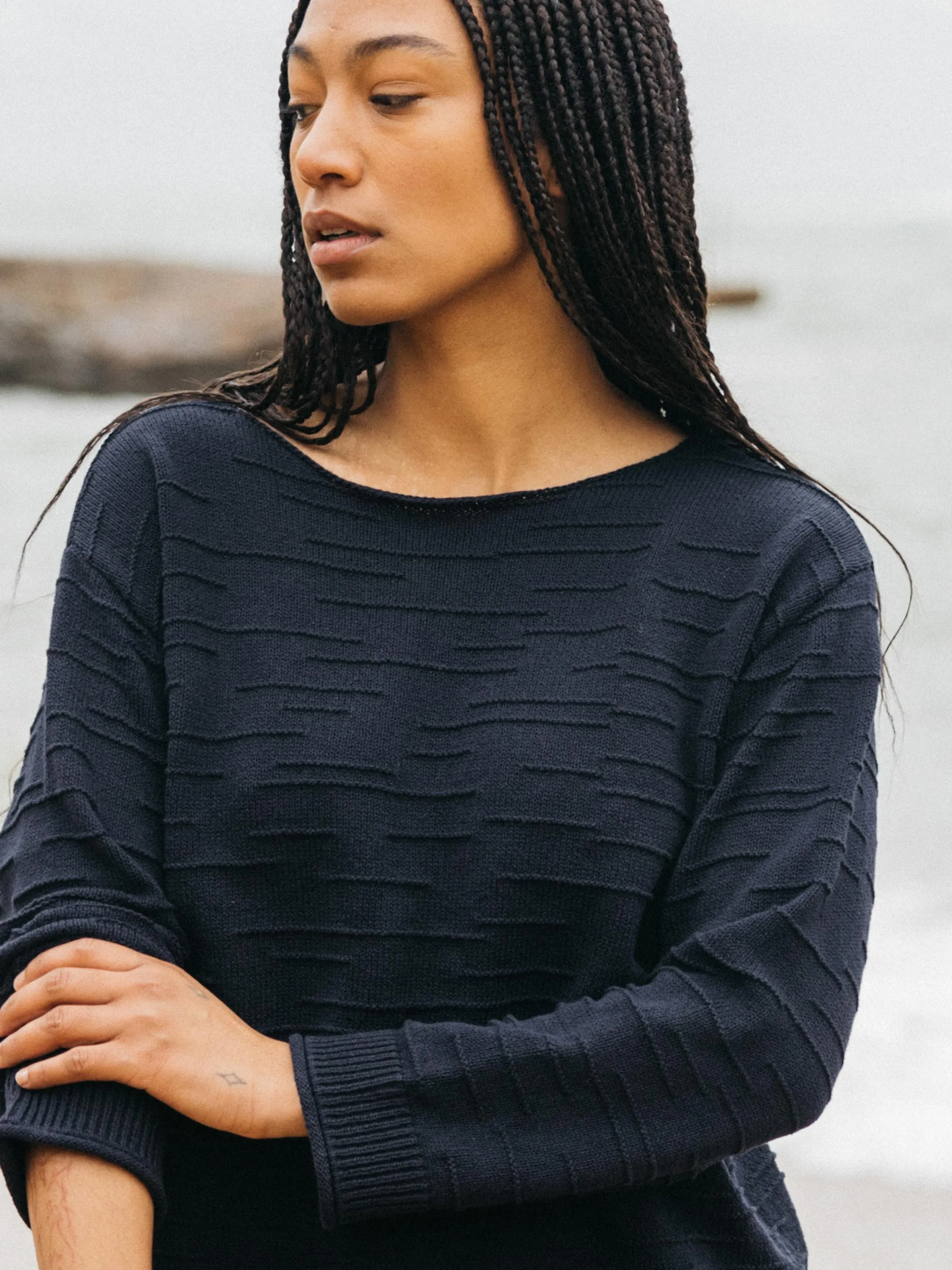 Women's Travean Textured Knit Sweater sold by Finisterre product image thumbnail 5