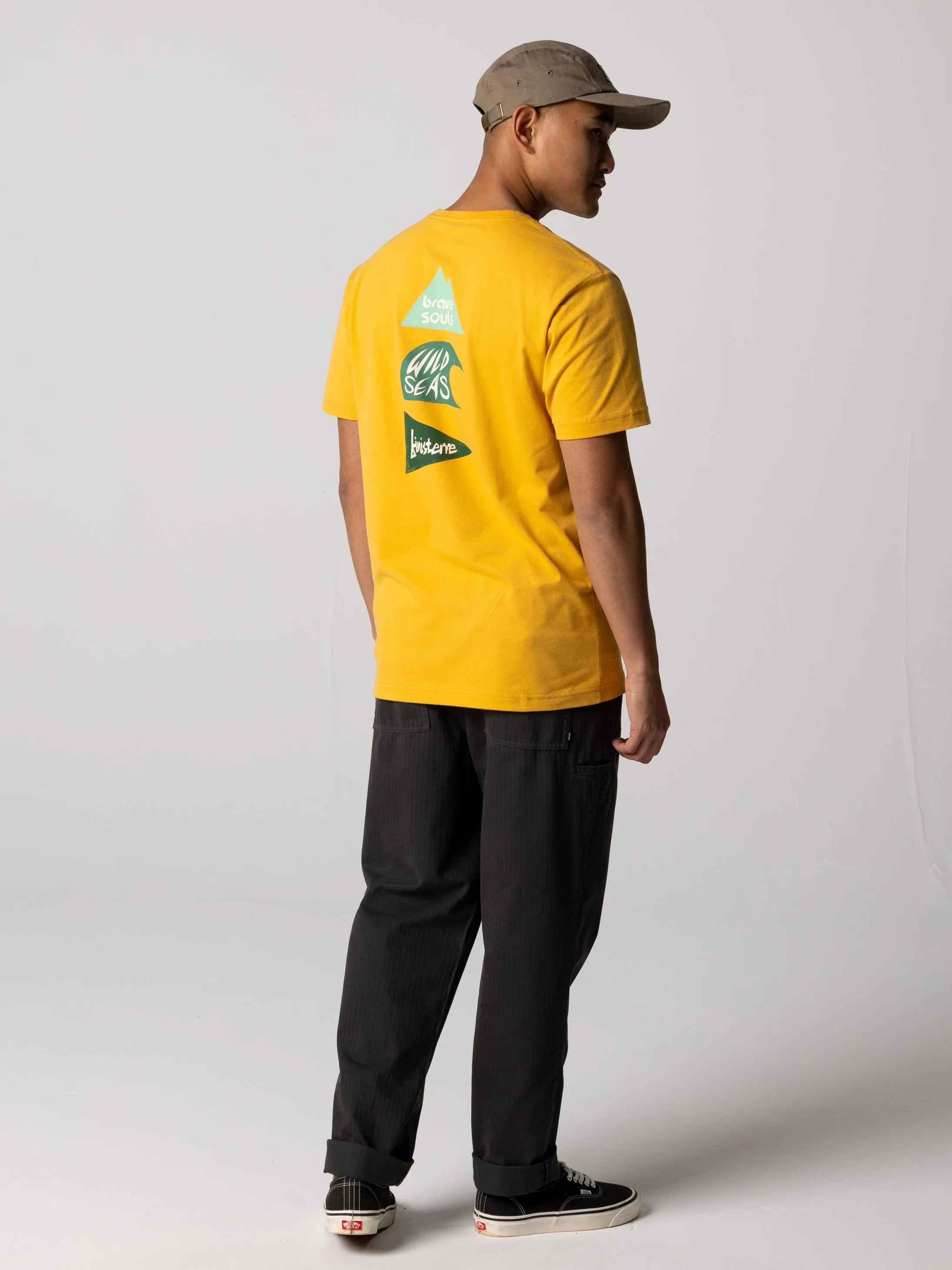 Men's Tri Patch T-Shirt sold by Finisterre product image thumbnail 4