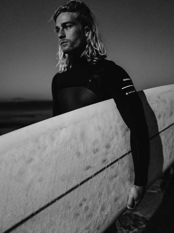 Men's Finisterre + Snow Peak 3.5/2.5mm Yulex® Chest Zip Wetsuit sold by Finisterre